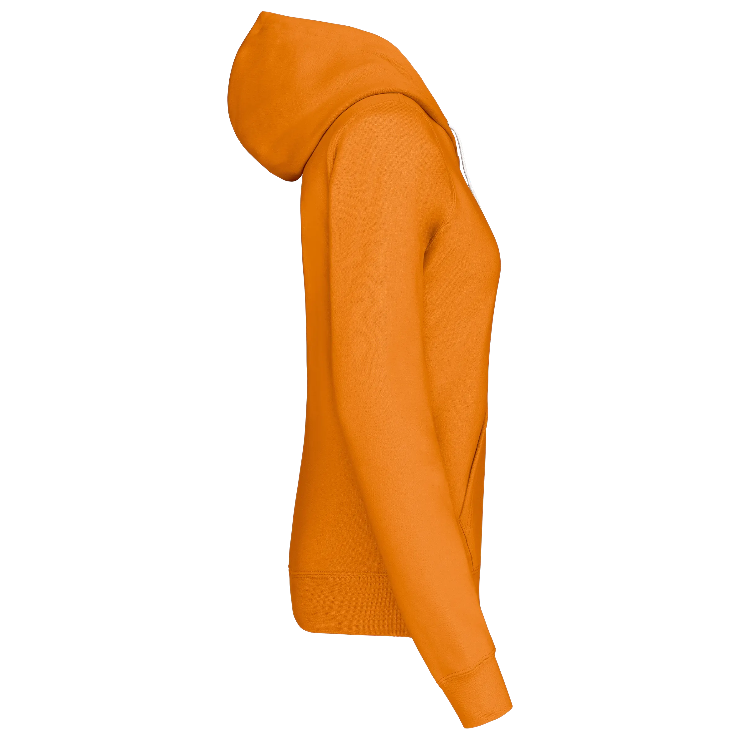 Sudadera capucha contrastada mujer