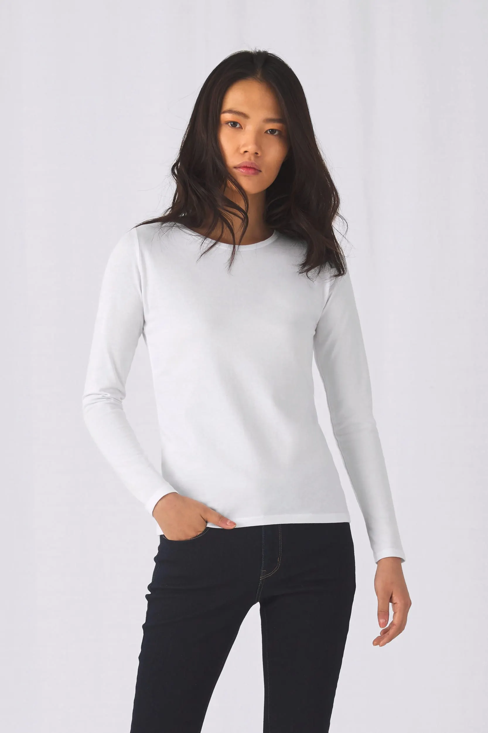 Camiseta #E190 manga larga mujer