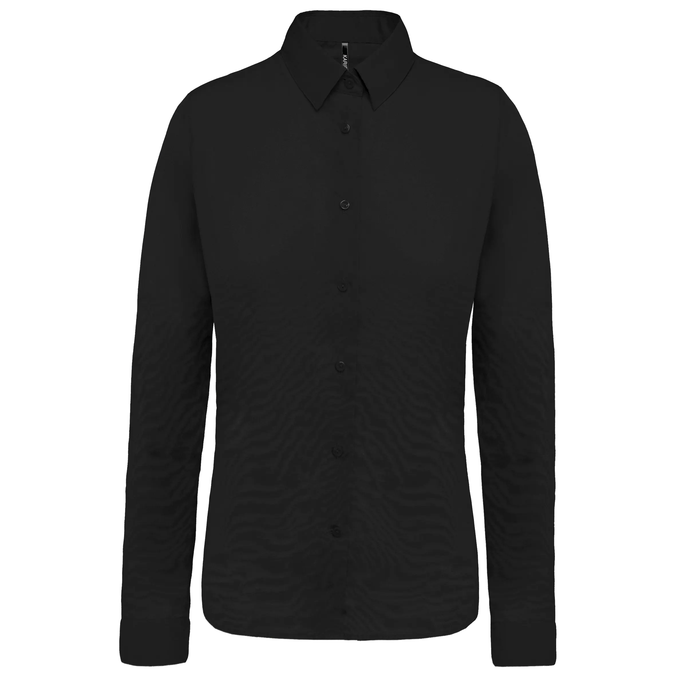 Camisa popelina manga larga mujer
