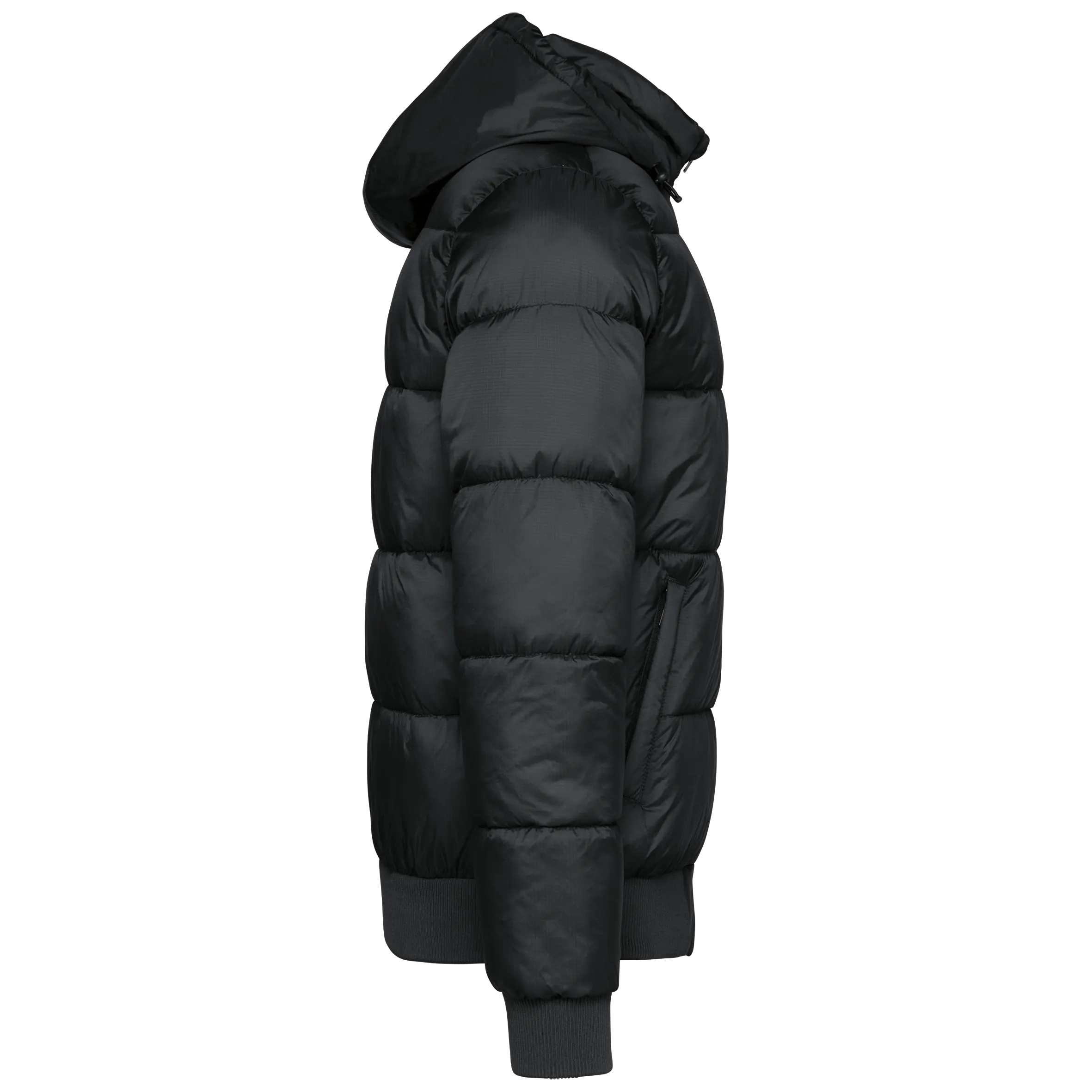 Chaqueta ripstop reciclada con capucha unisex