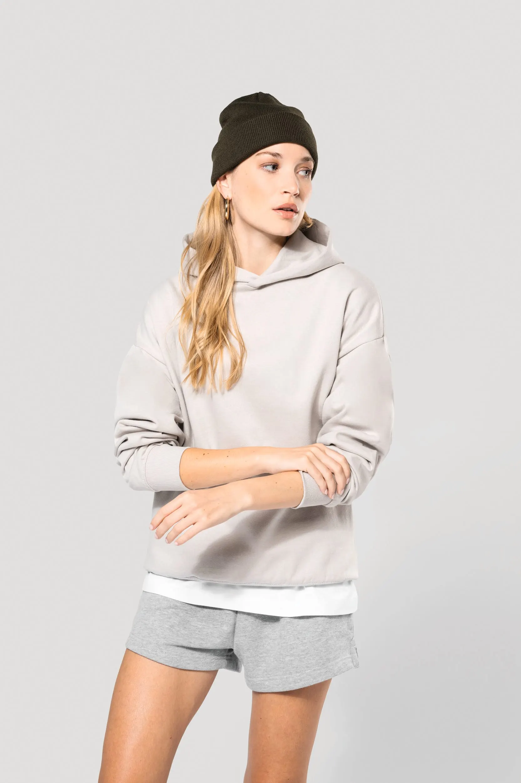 Sudadera de felpa oversize con capucha unisex