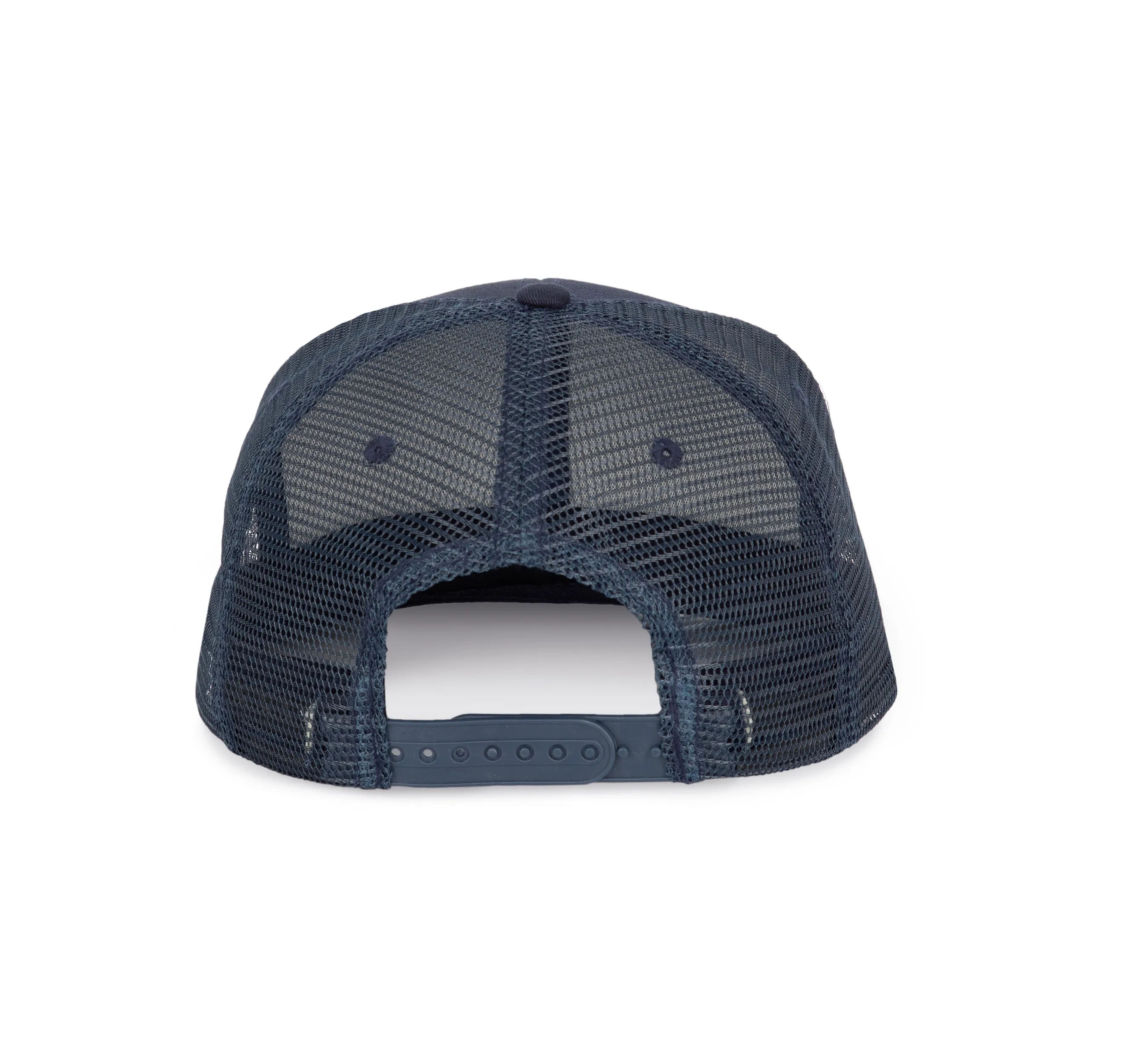 Gorra trucker - 6 paneles visera plana