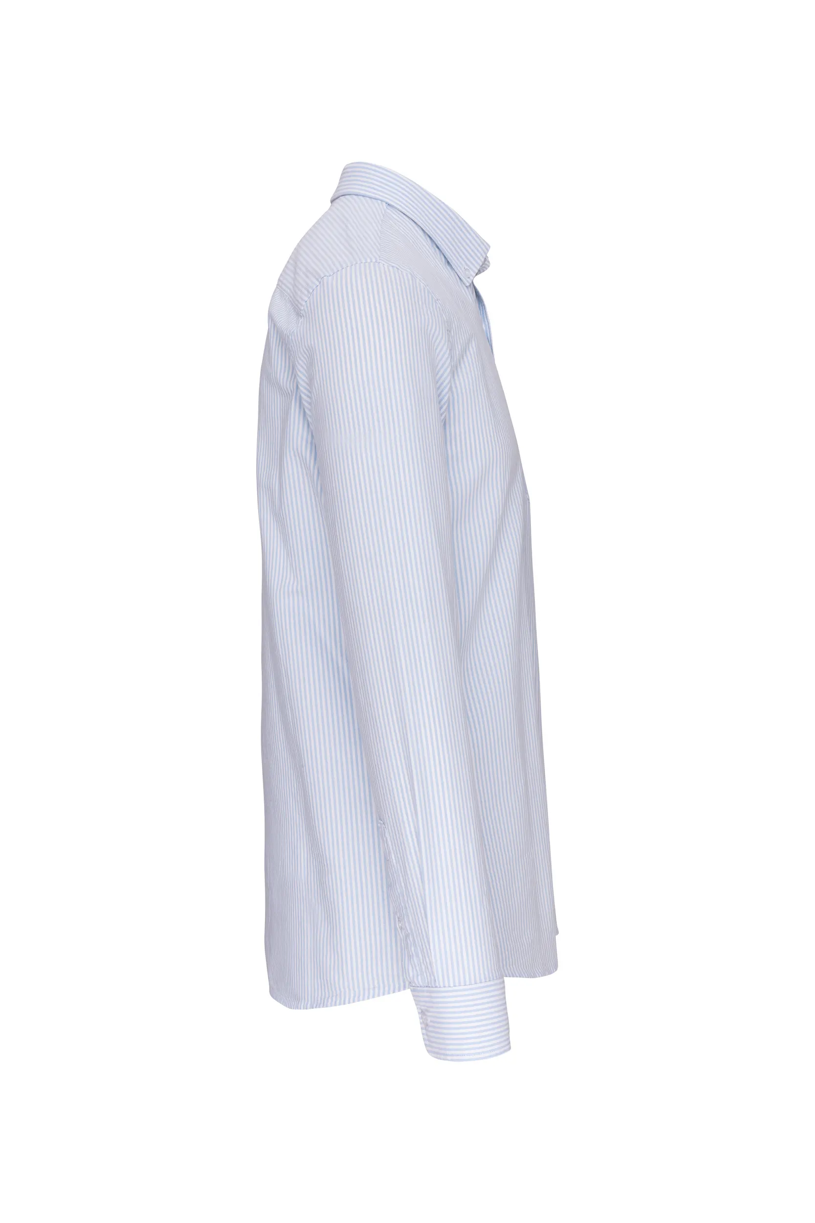 Camisa oxford lavada manga larga