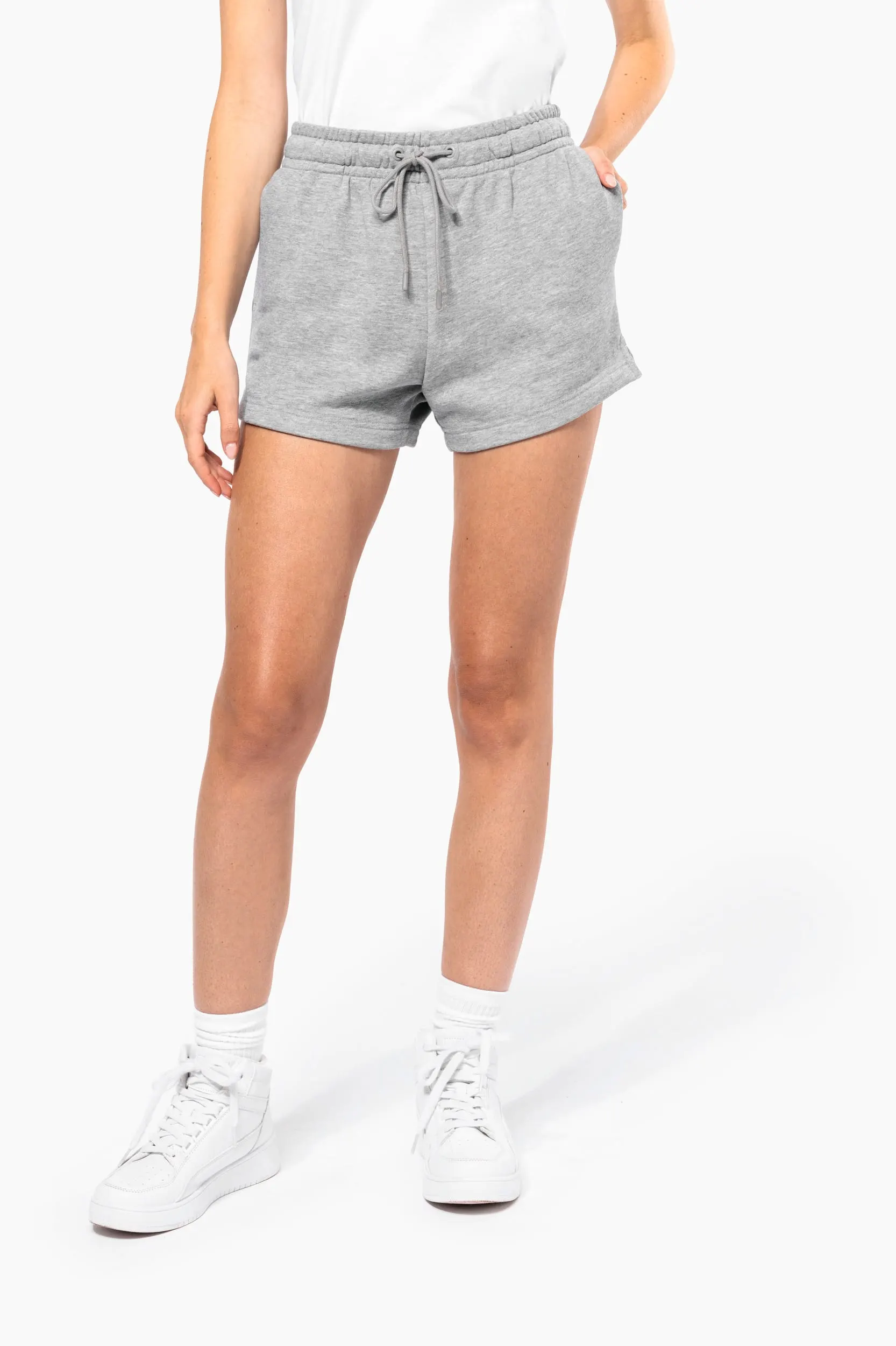 Short ecorresponsable de felpa no perchada mujer