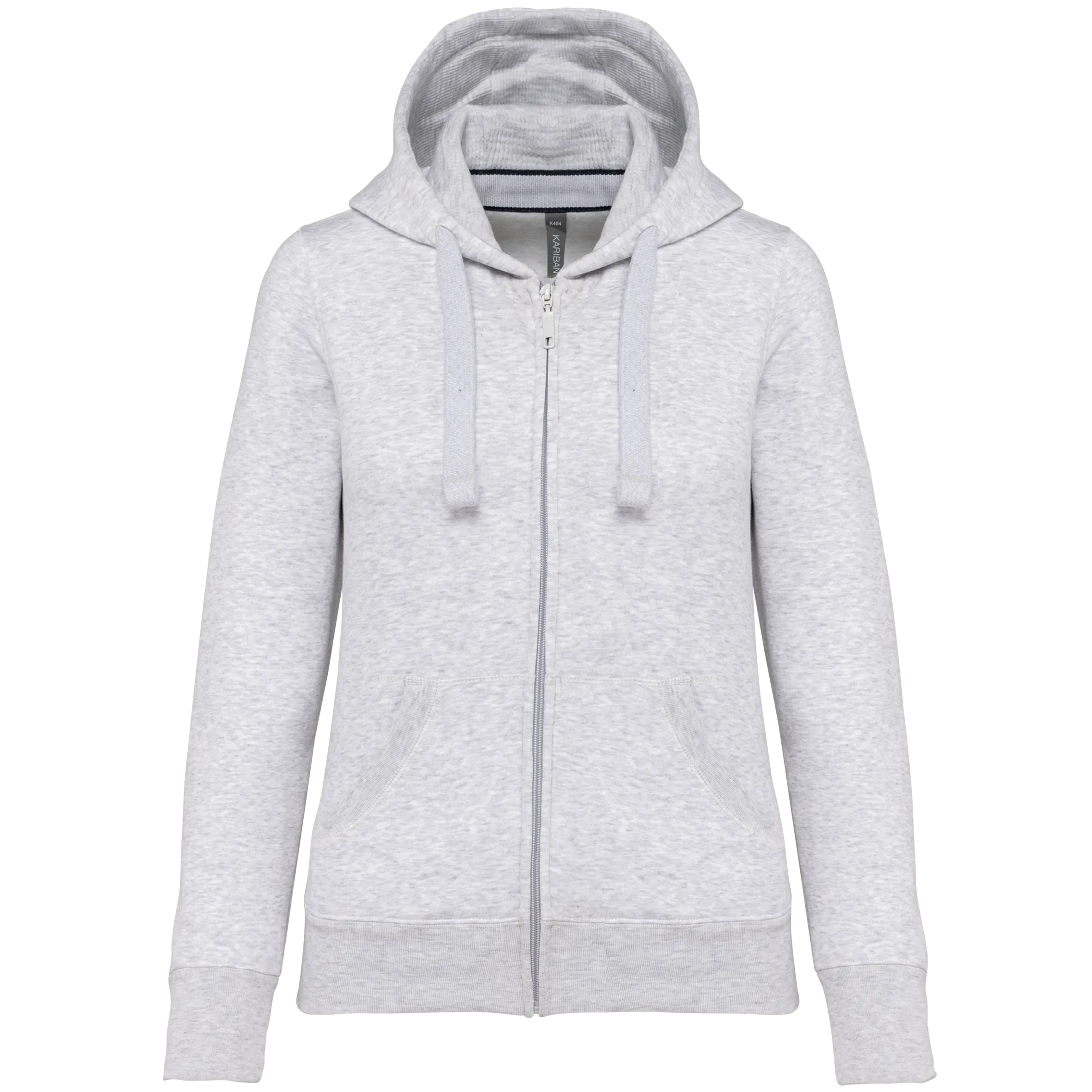 Sudadera con capucha y cremallera de mujer