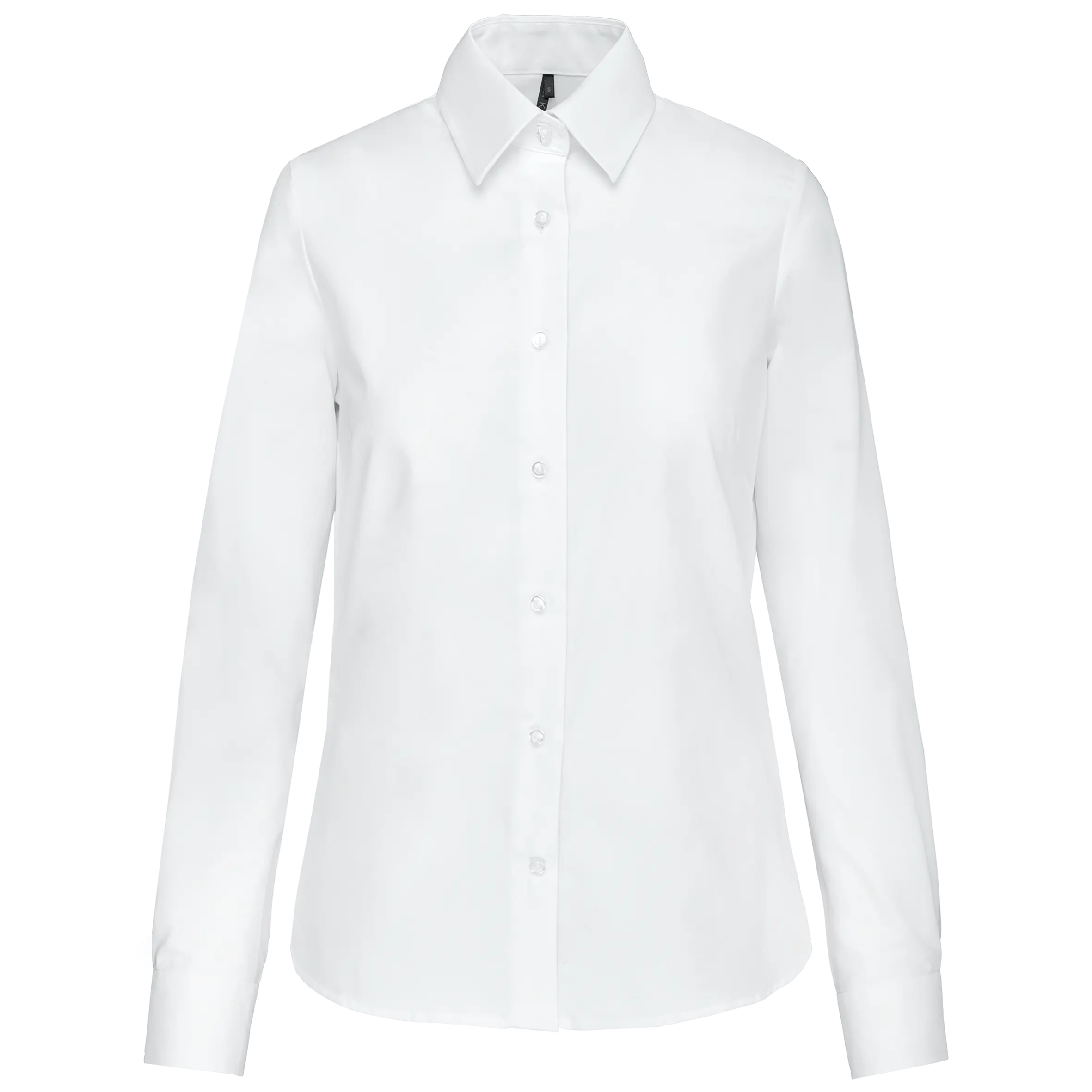 Camisa oxford manga larga mujer