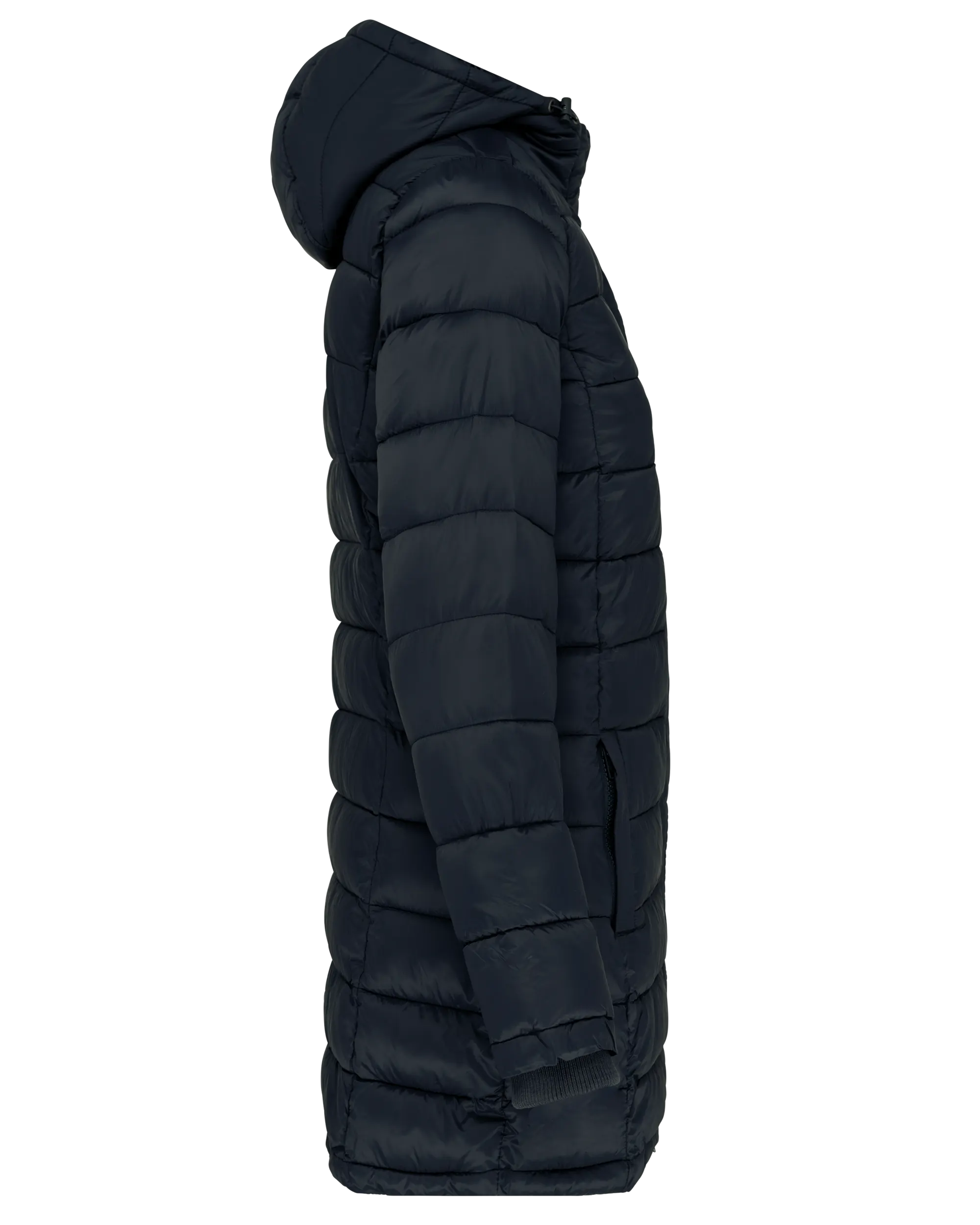 Parka ligera acolchada con capucha para mujer