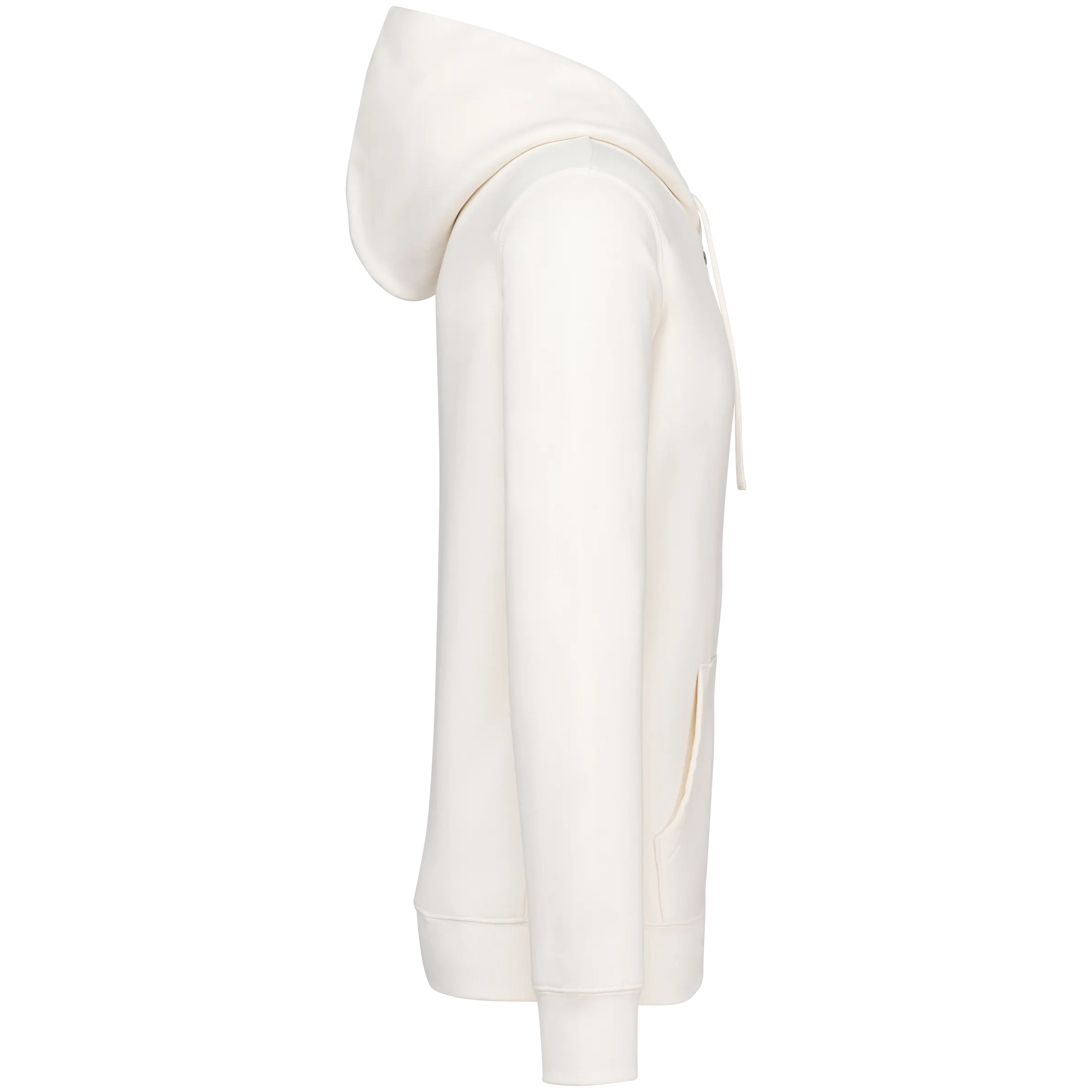 Sudadera ecorresponsable con capucha y hombros caídos felpa perchada unisex
