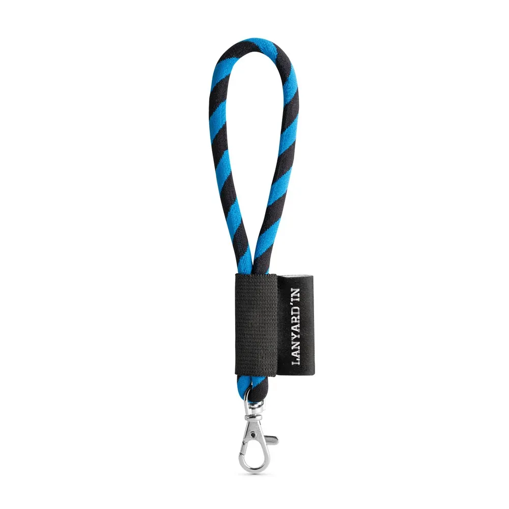 75090. SET Lanyard TUBE Short (Ø 7 mm) con mosquetón de 9 mm