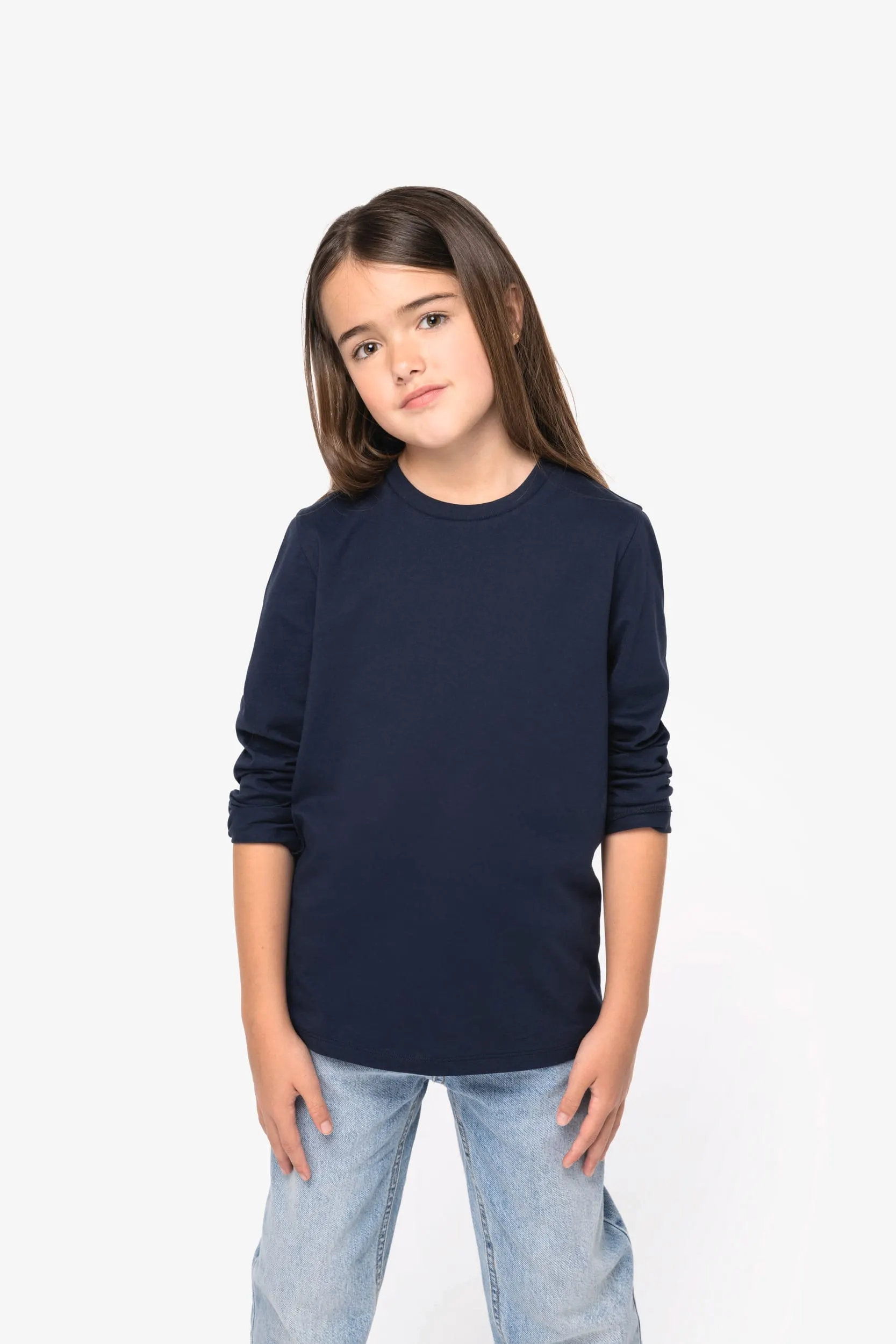 Camiseta ecorresposable de manga larga infantil