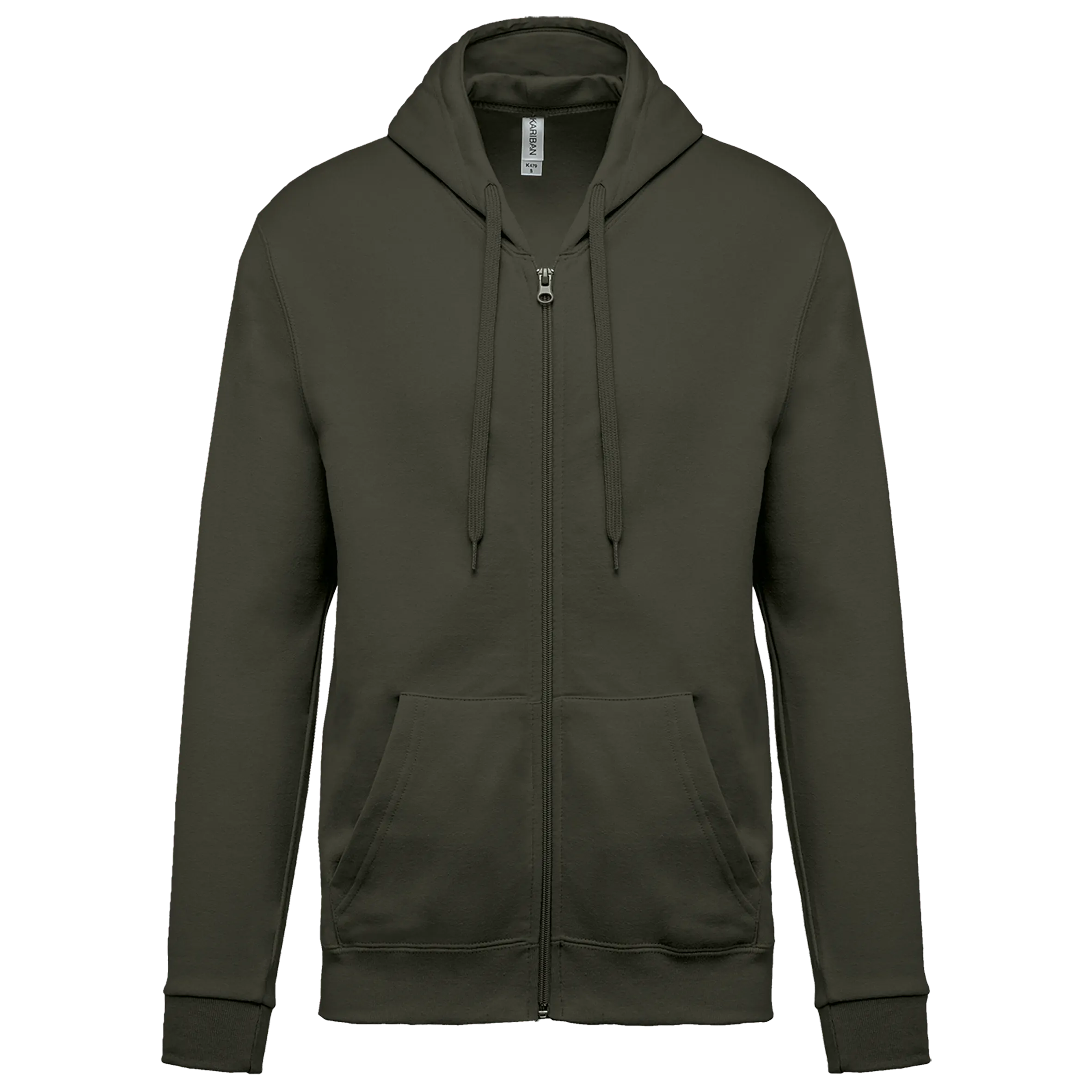 Sudadera capucha y cremallera unisex