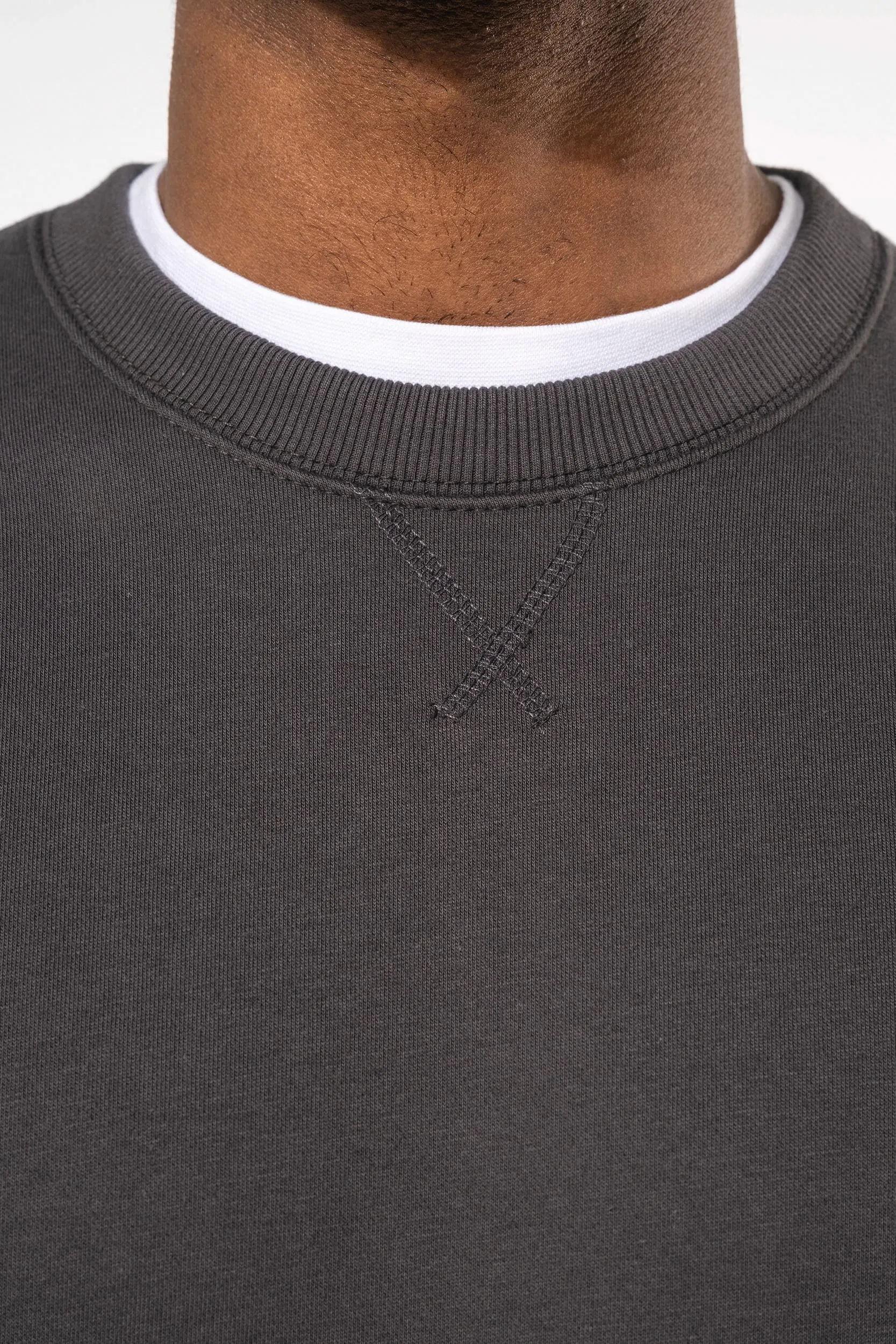 Sudadera cuello redondo