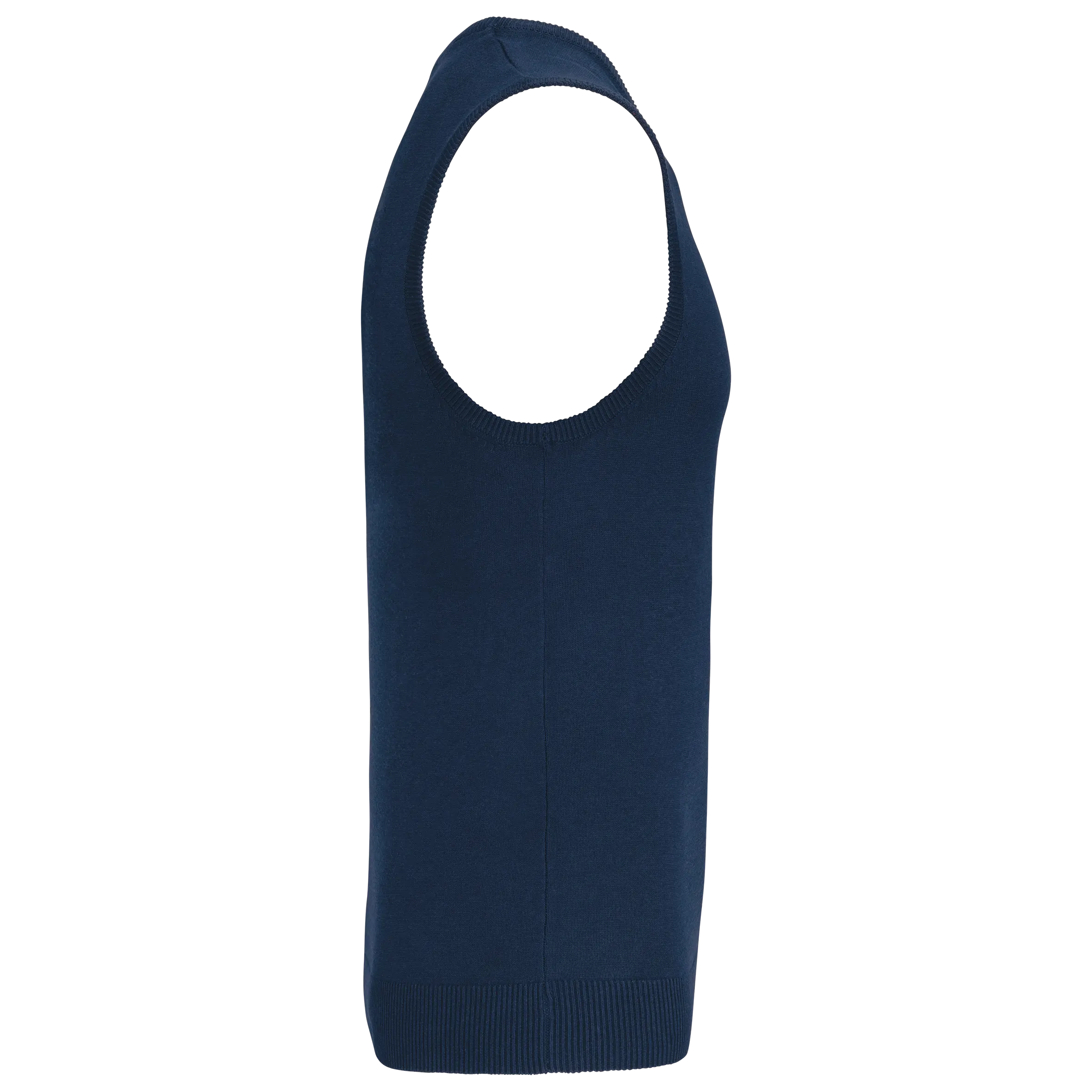 Jersey cuello de pico sin mangas