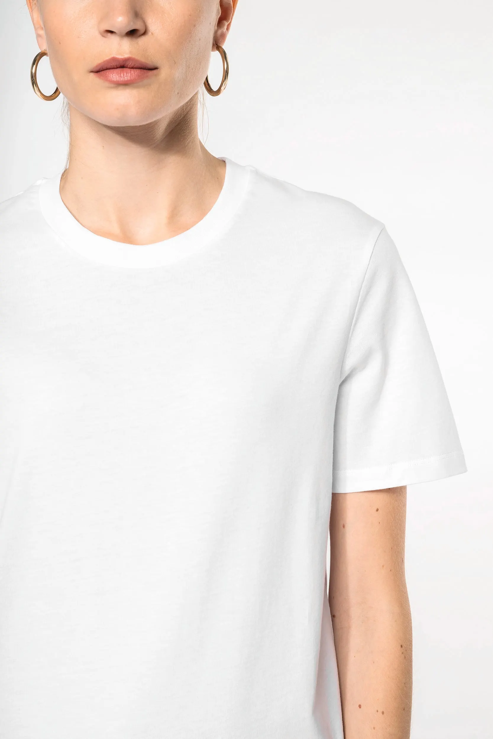 Camiseta cuello redondo y manga corta unisex