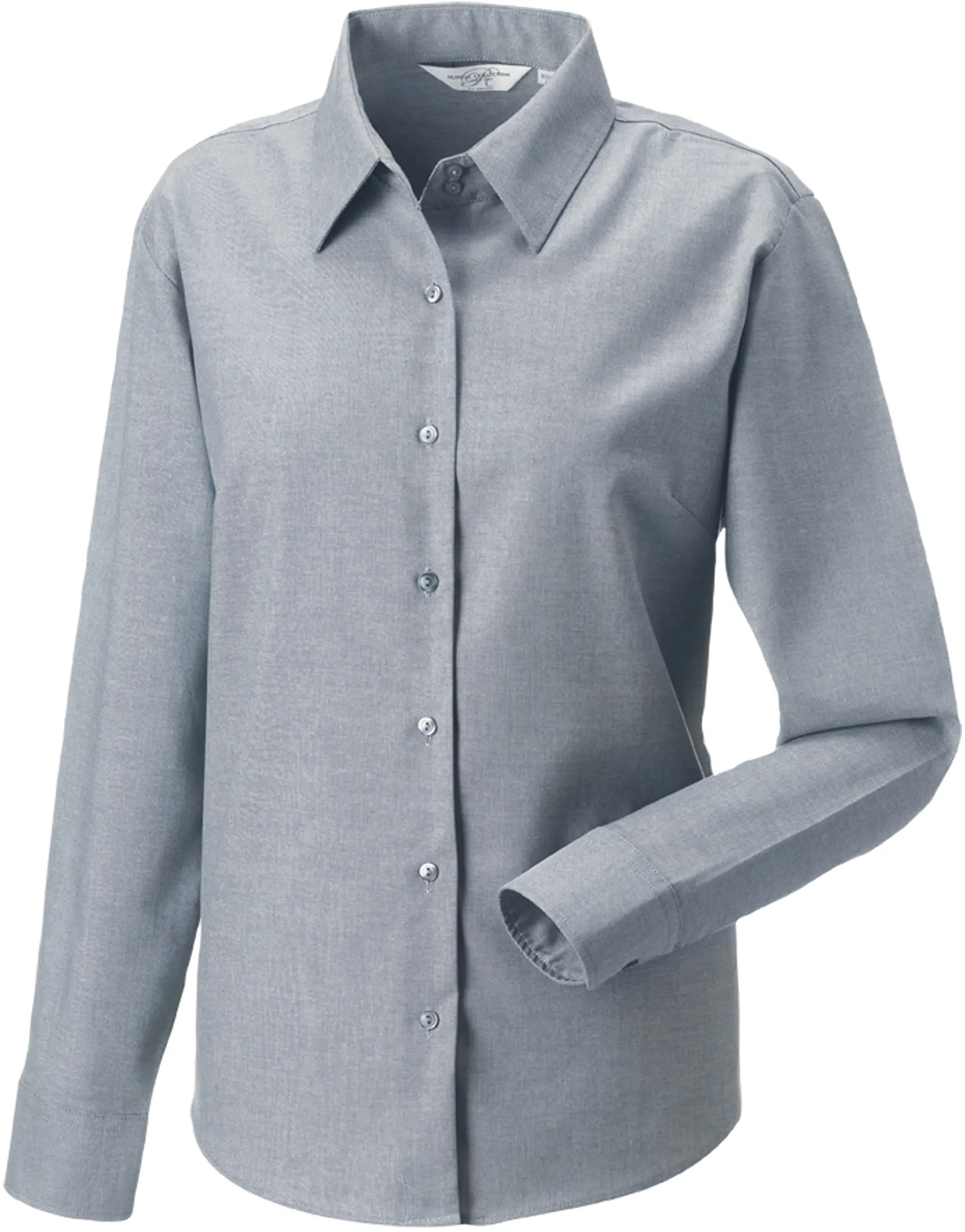 Camisa Oxford manga larga mujer