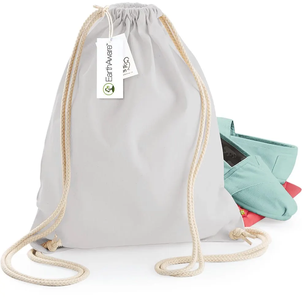 Bolsa de gimnasio EARTHAWARE® - algodón orgánico