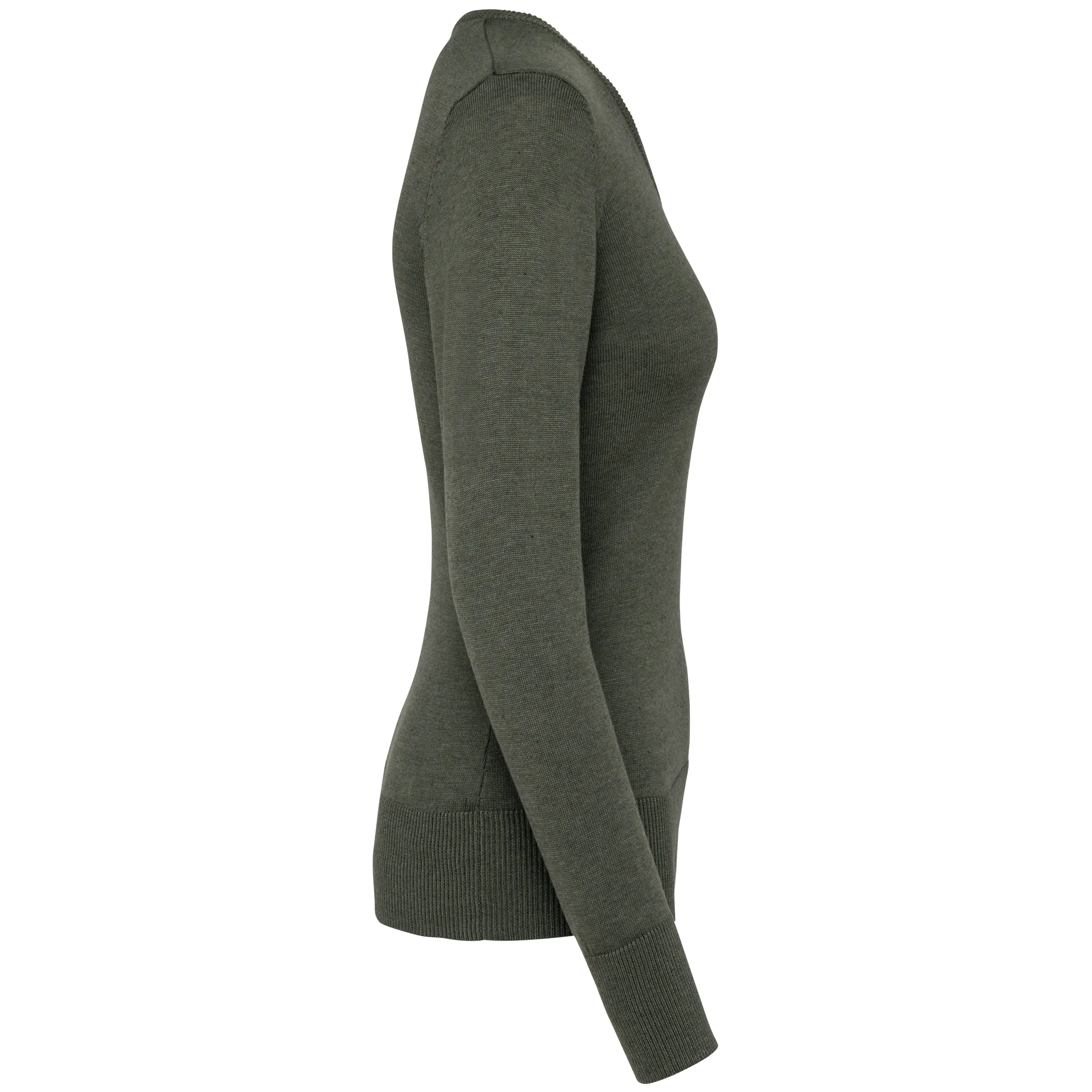 Jersey cuello de pico mujer