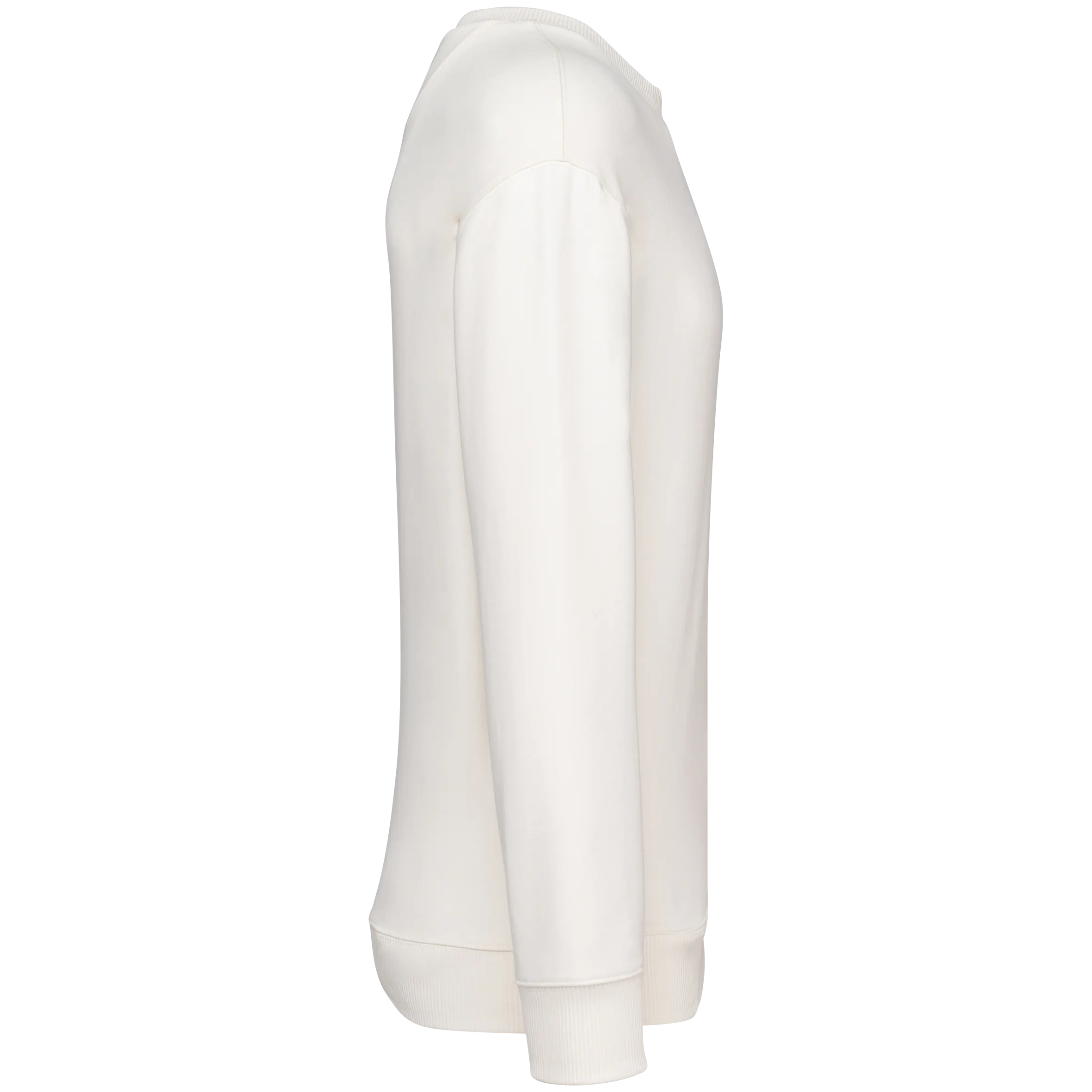 Sudadera ecorresponsable cuello redondo y hombros caídos French Terry unisex
