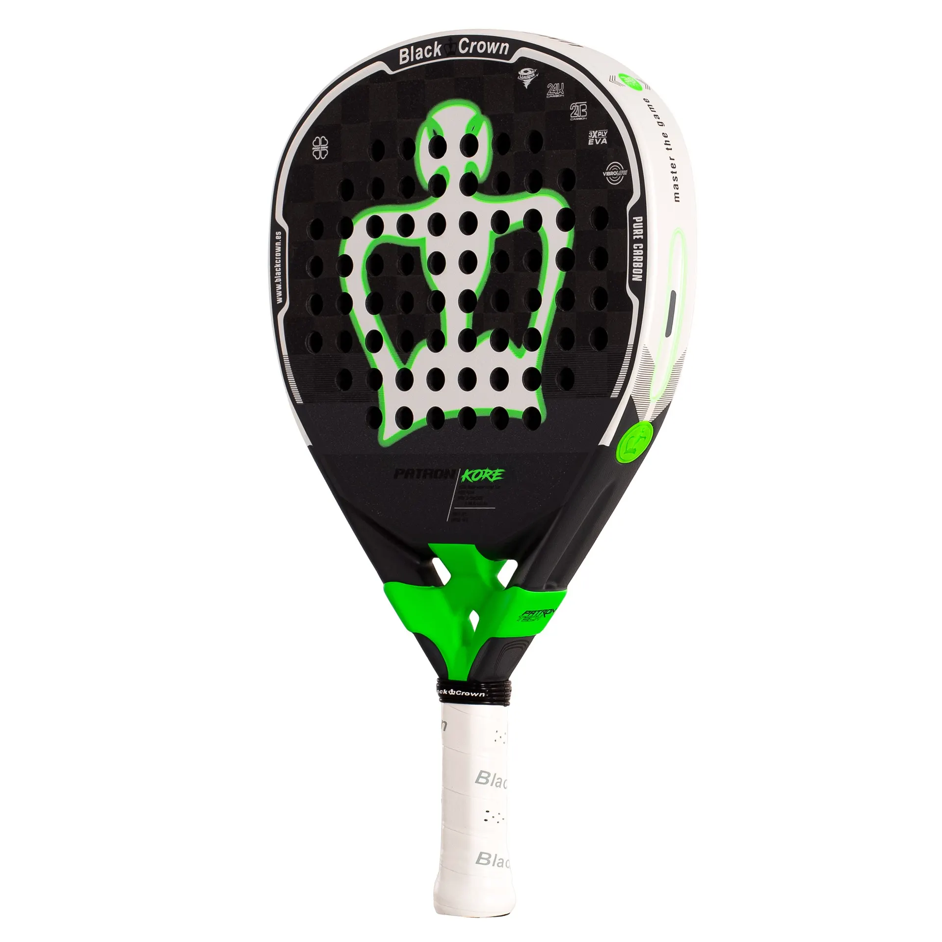 PALA DE PÁDEL BLACK CROWN PATRON KORE