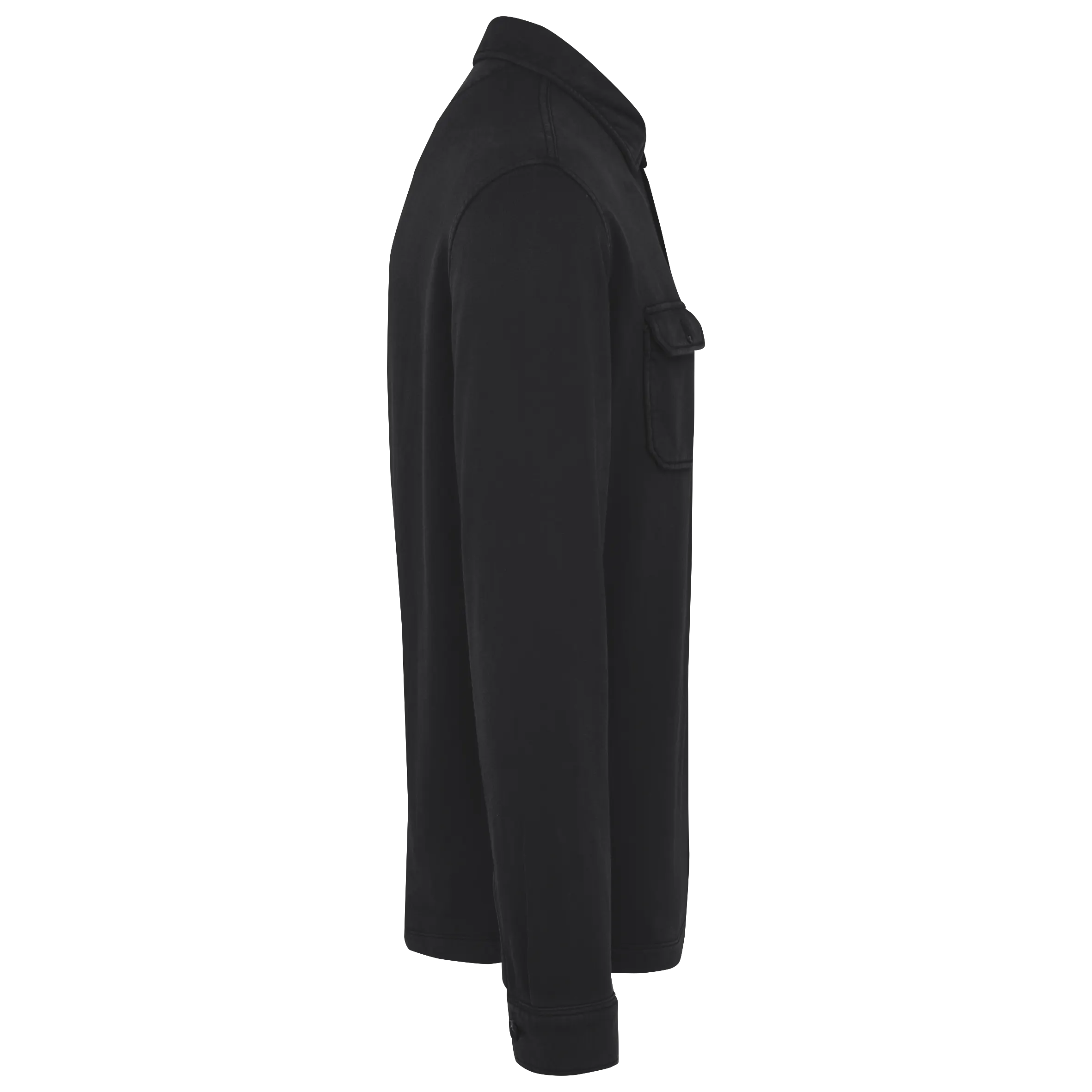 Sobrecamisa ecorresponsable efecto lavado de felpa perchada hombre