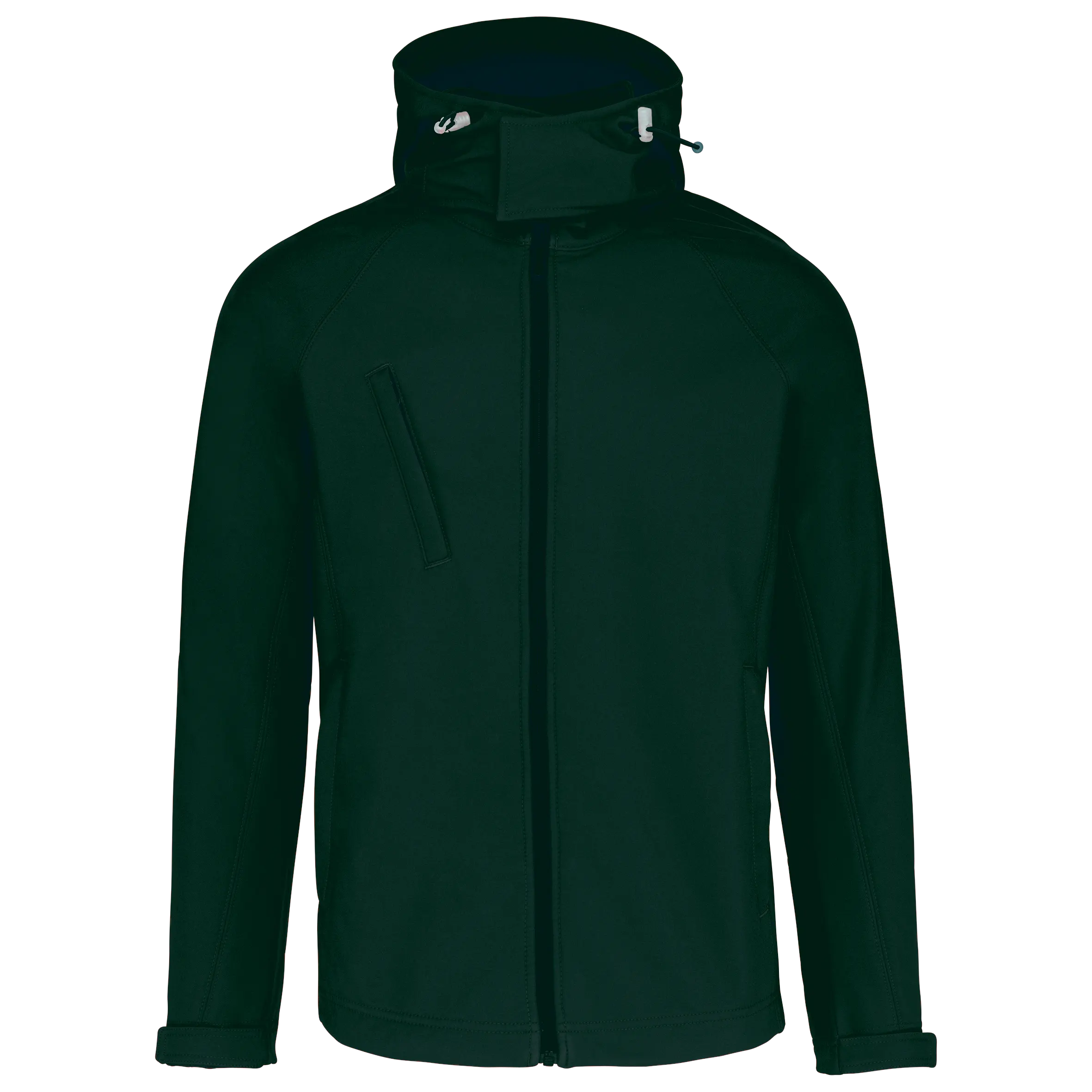 Chaqueta softshell con capucha extraíble hombre