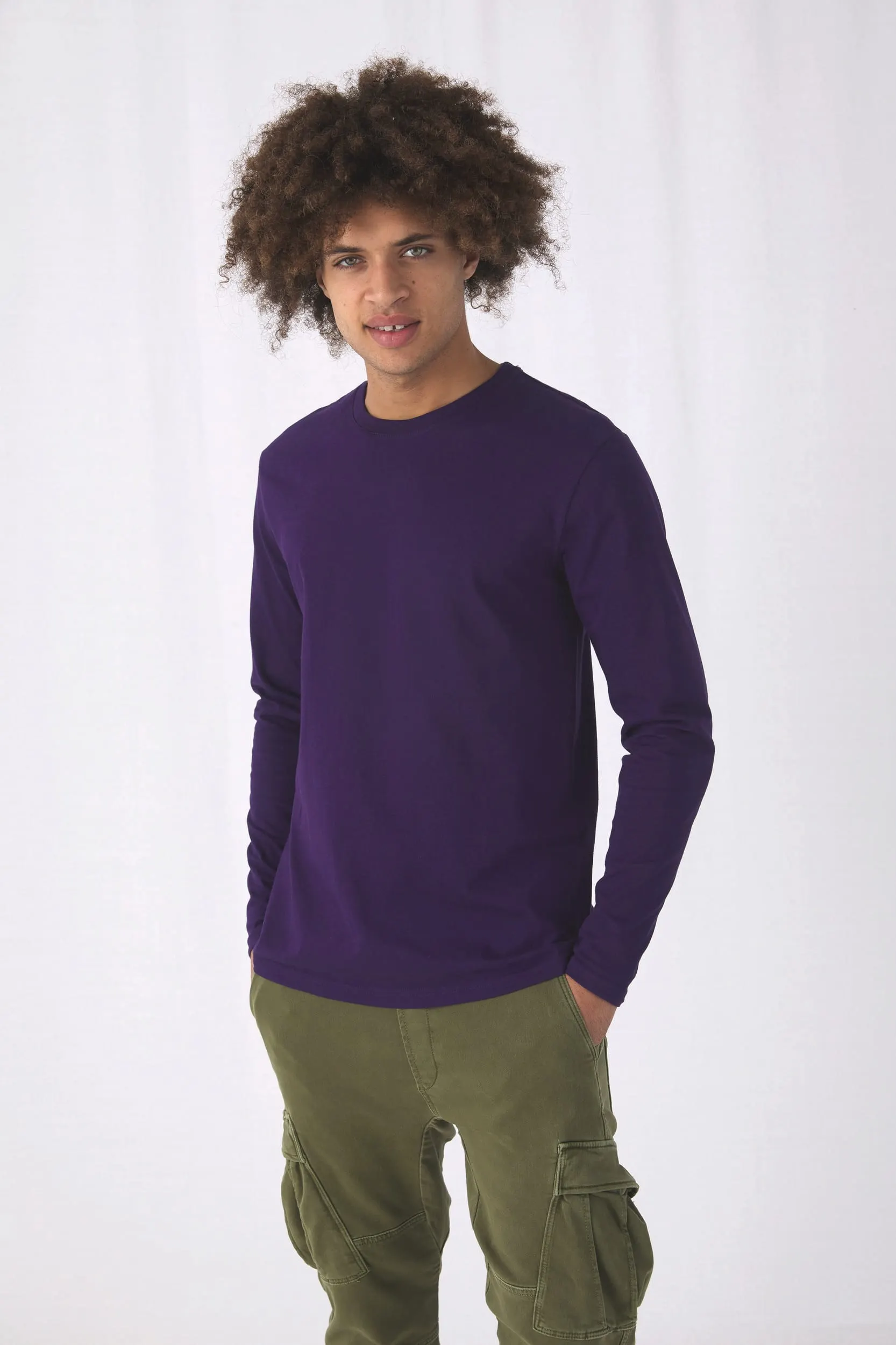 Camiseta #E190 manga larga hombre