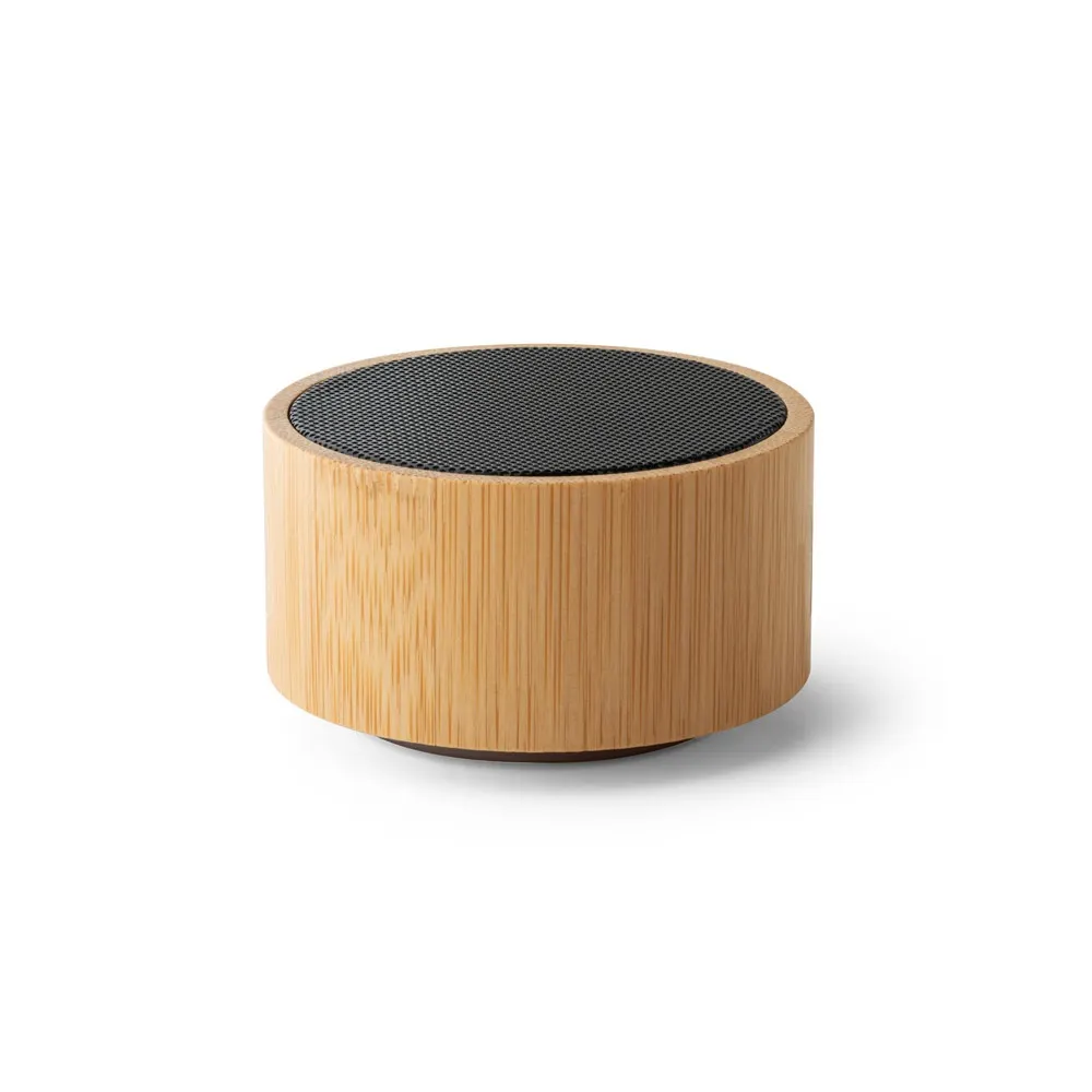 ARBER. Altavoz portátil de 3W con 4h de autonomía, fabricado en bambú y ABS reciclado (100 % rABS)