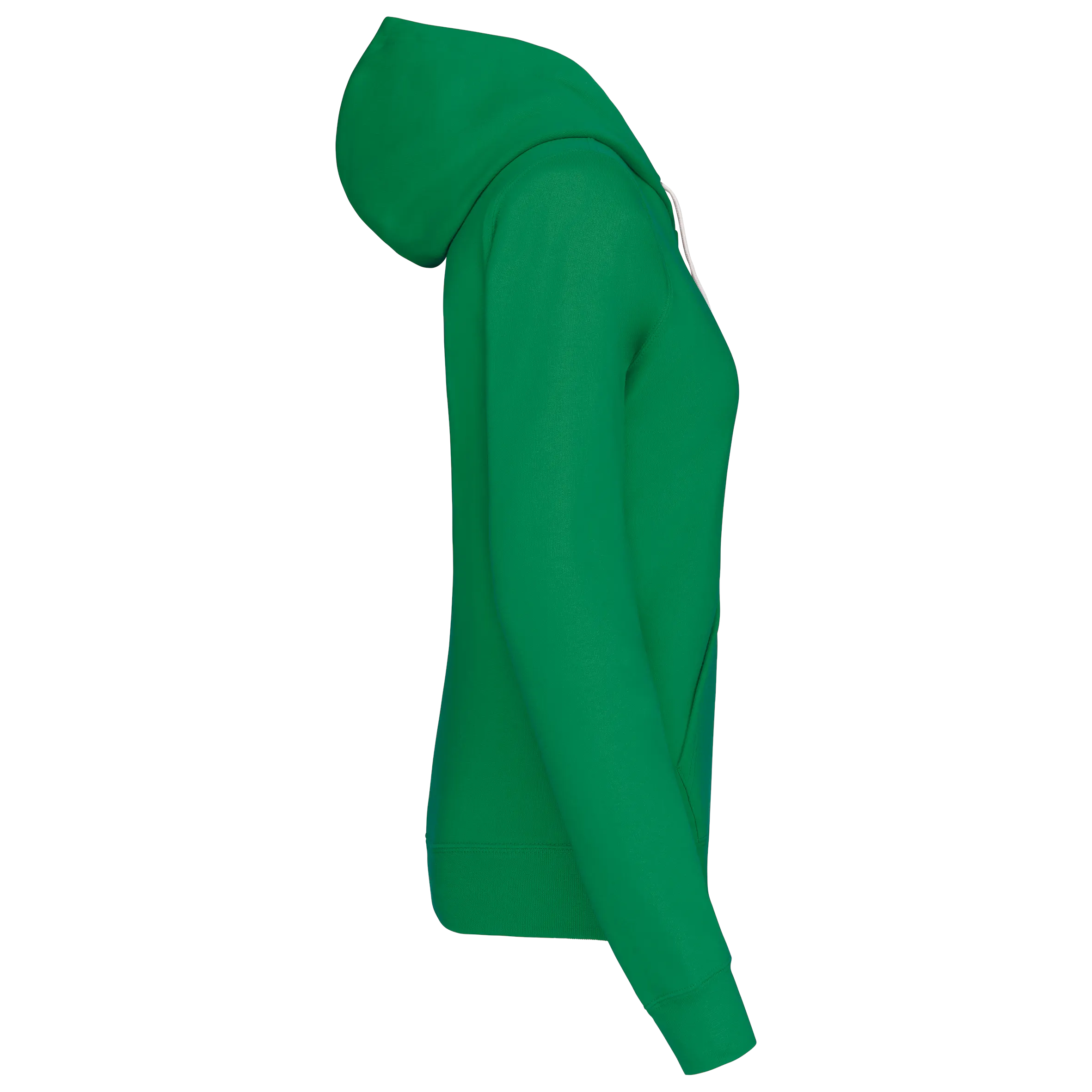 Sudadera capucha contrastada mujer