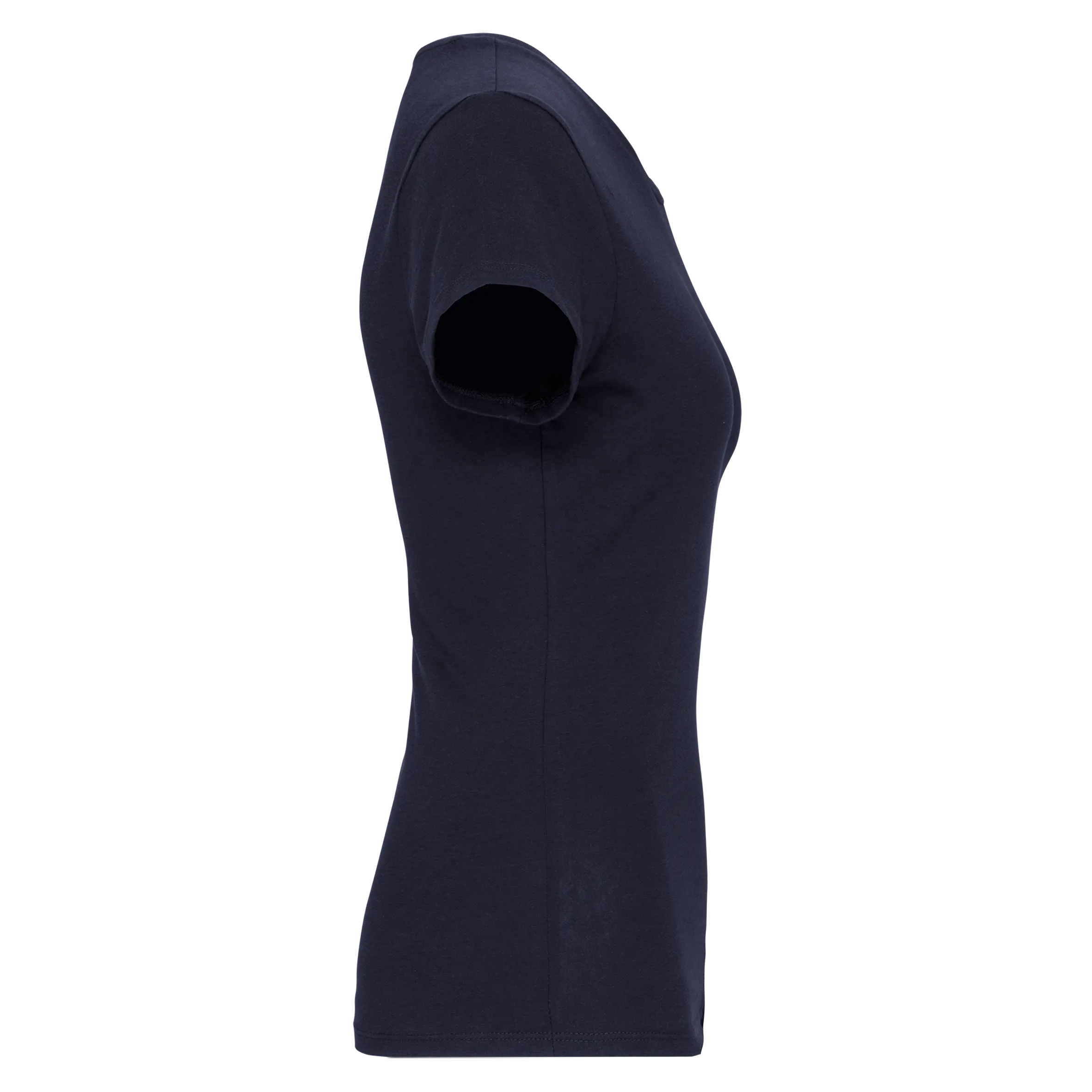 Camiseta con elastano cuello de pico mujer