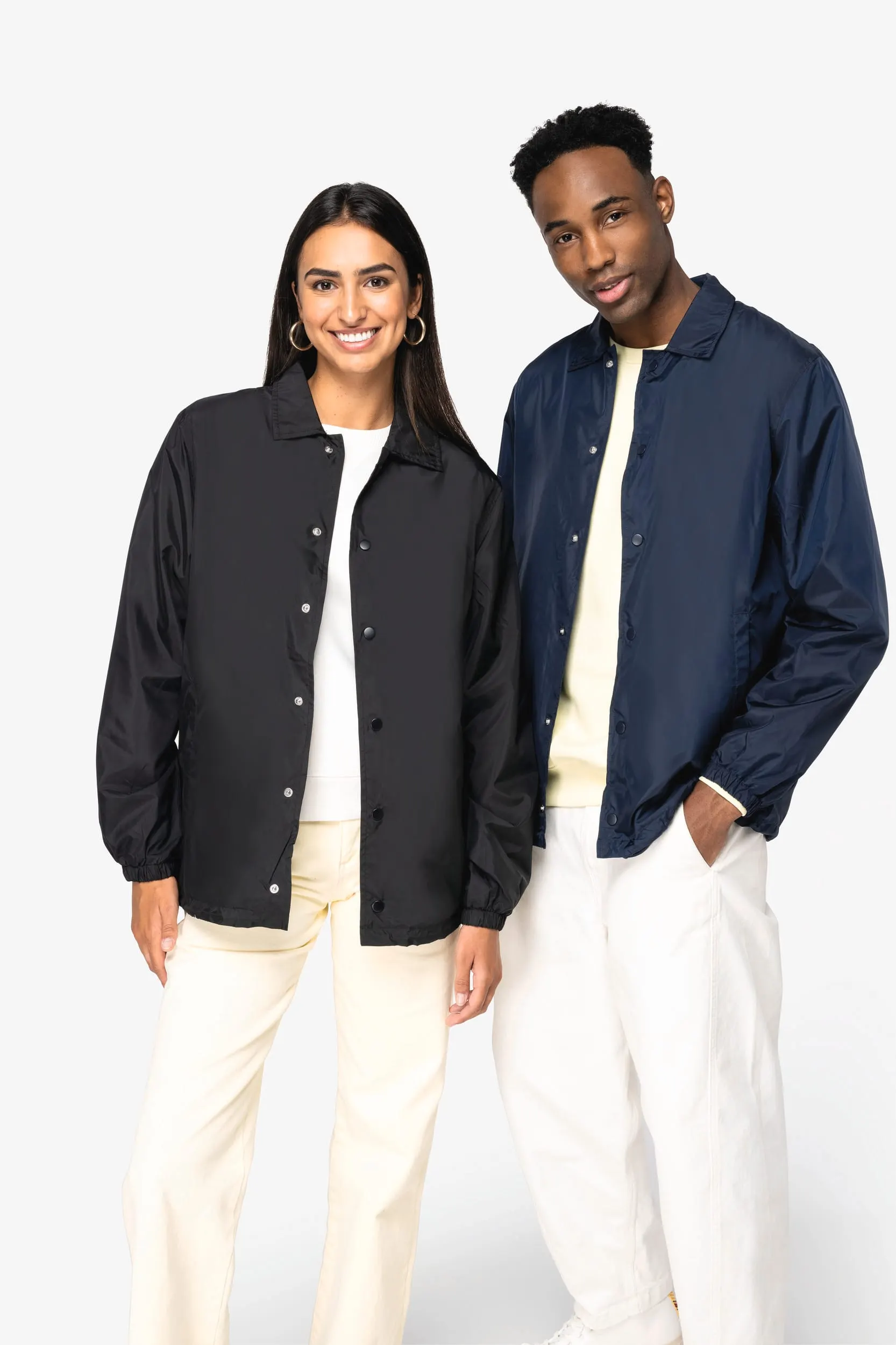 Chaqueta ecorresponsable cortavientos unisex