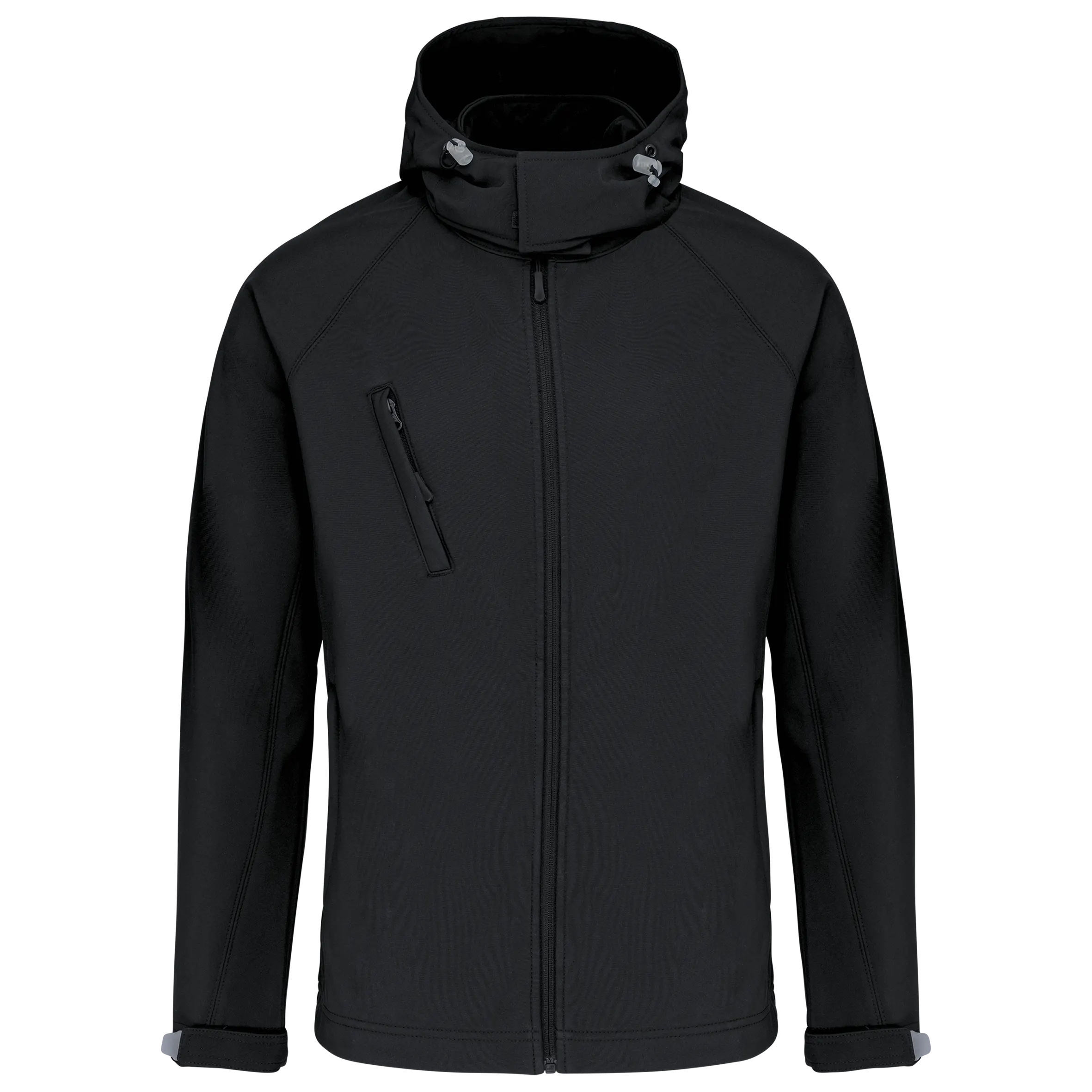 Chaqueta softshell con capucha extraíble hombre