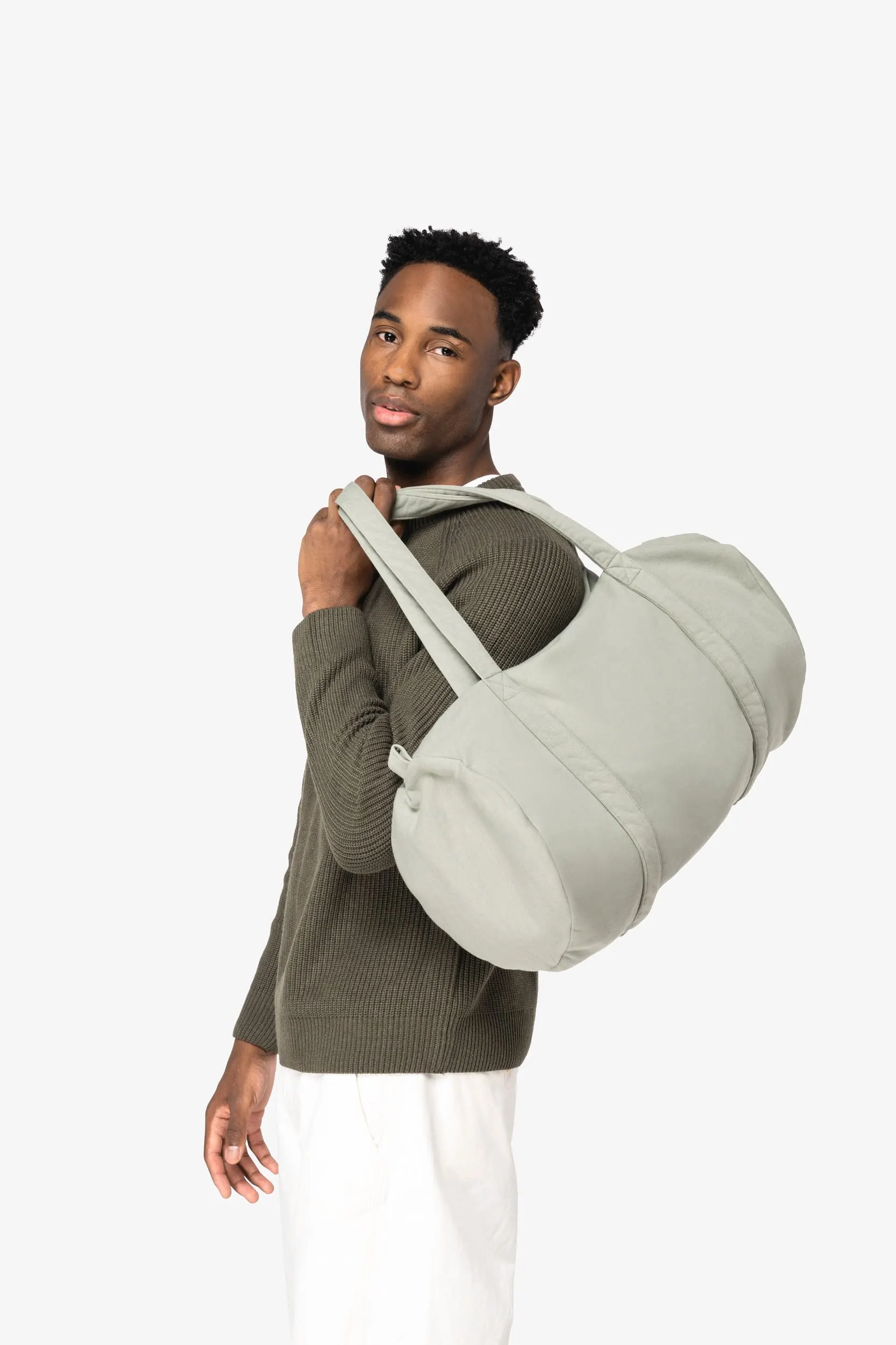 Bolsa cilíndrica de felpa
