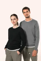 Jersey Supima® cuello redondo hombre