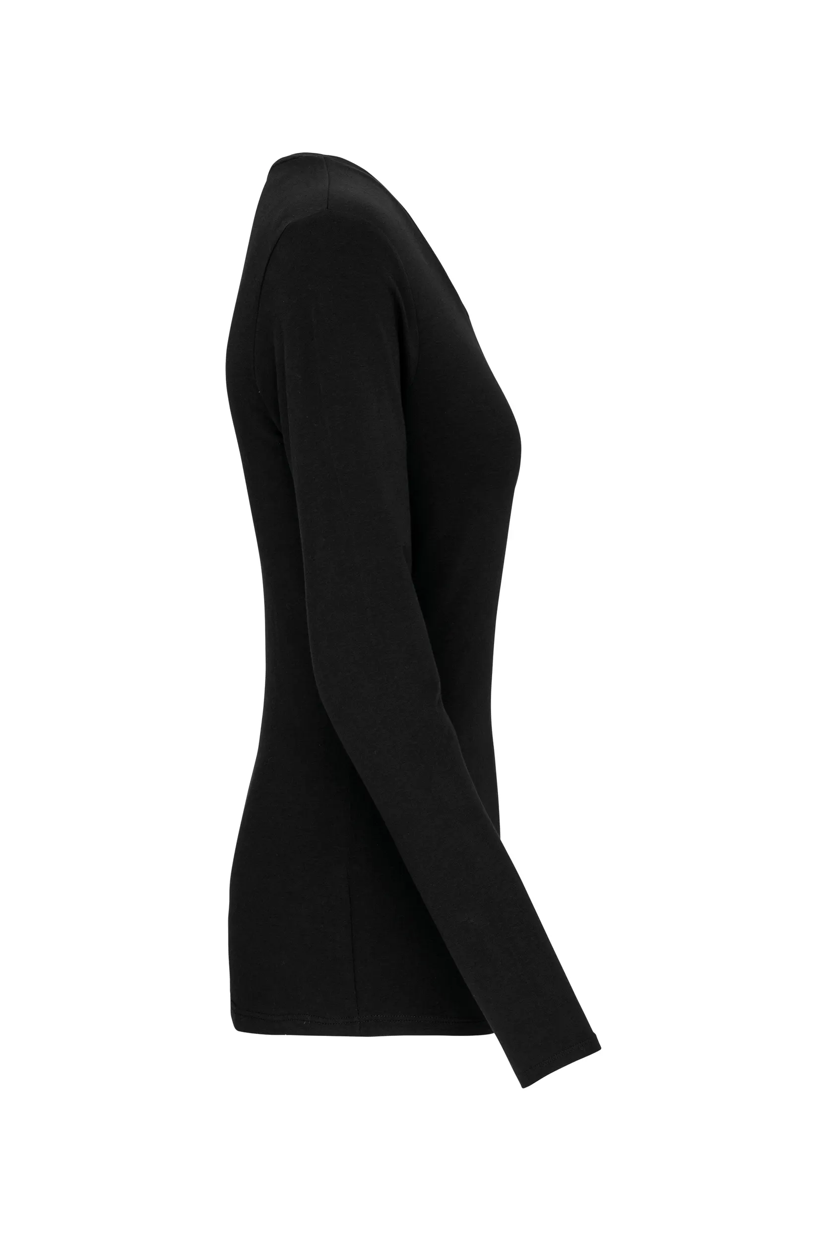Camiseta con elastano manga larga mujer
