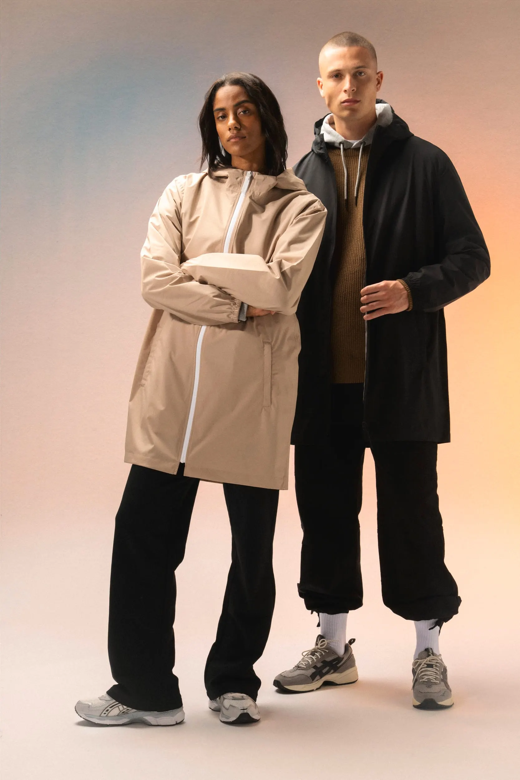 Chaqueta ecorresponsable impermeable unisex