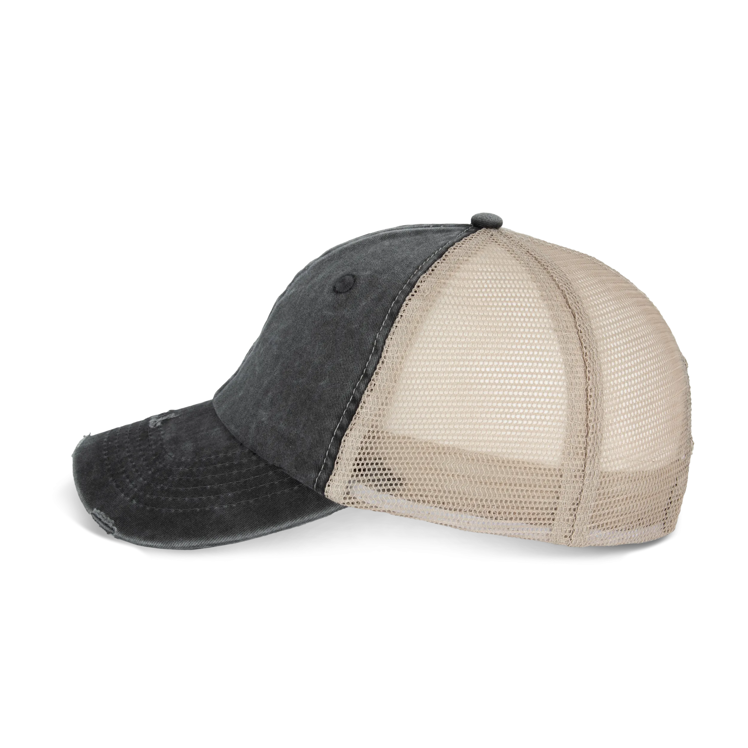 Gorra trucker ecorresponsable efecto desgastado unisex