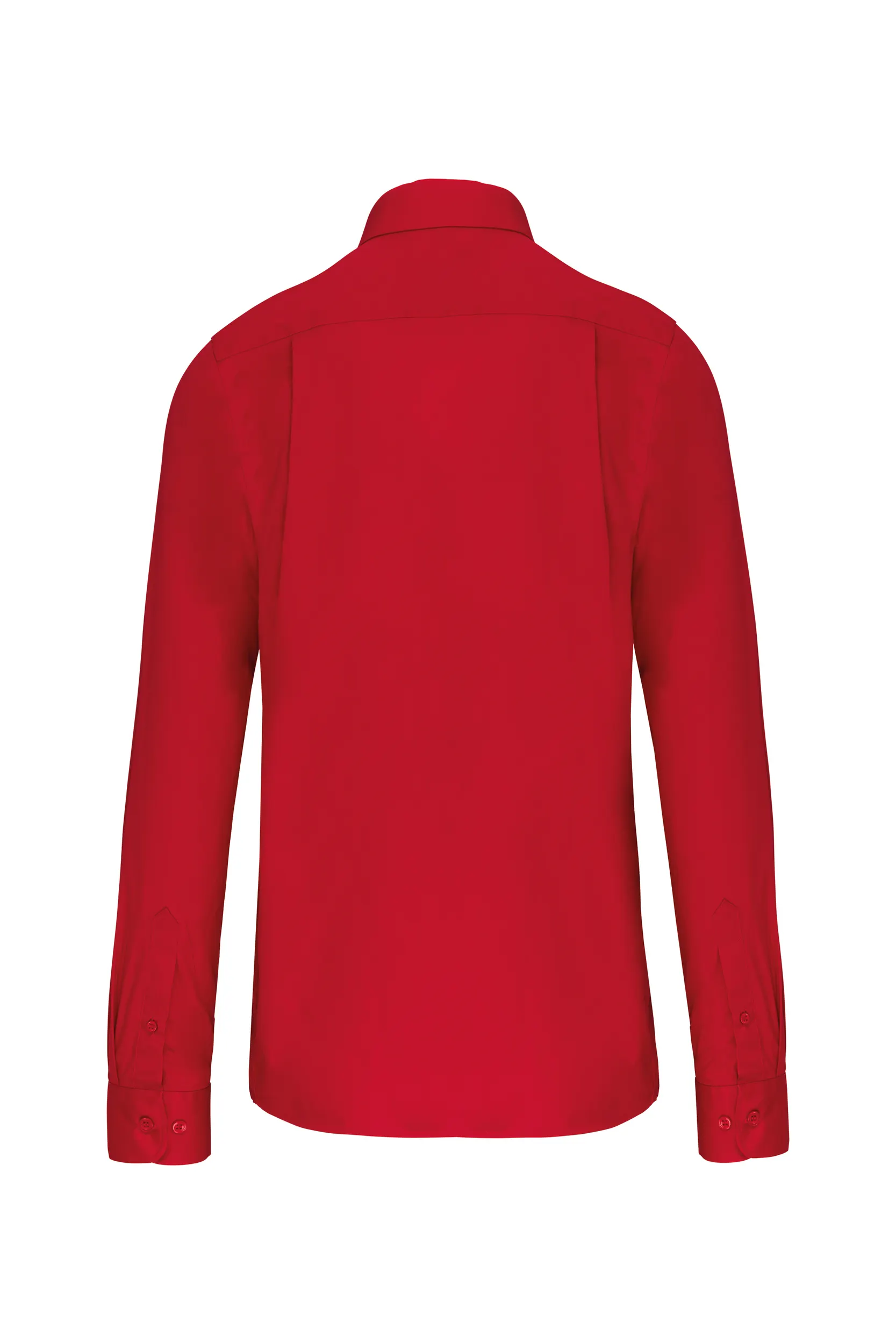 Camisa popelina manga larga hombre