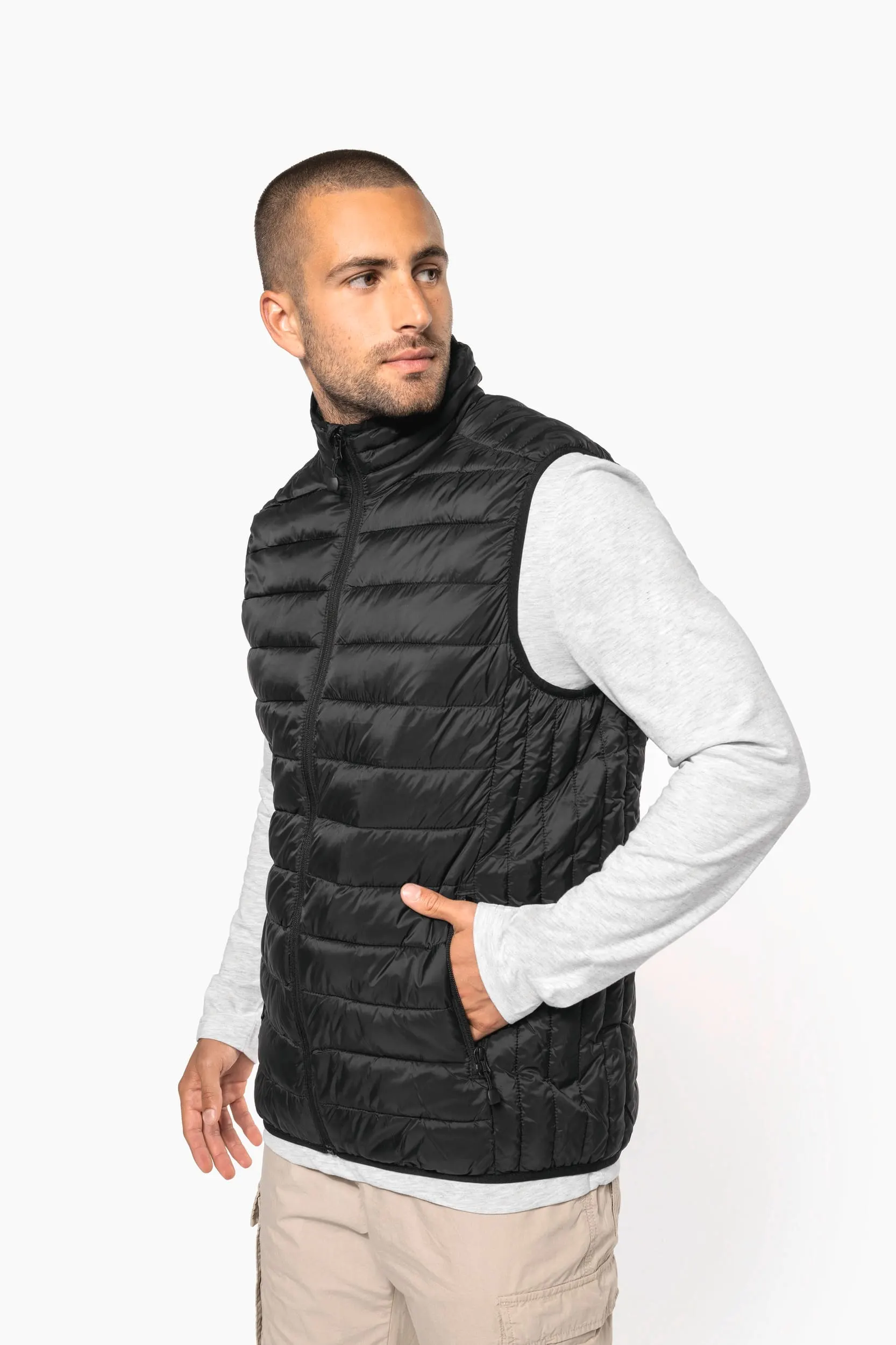 Chaleco acolchado y ligero hombre