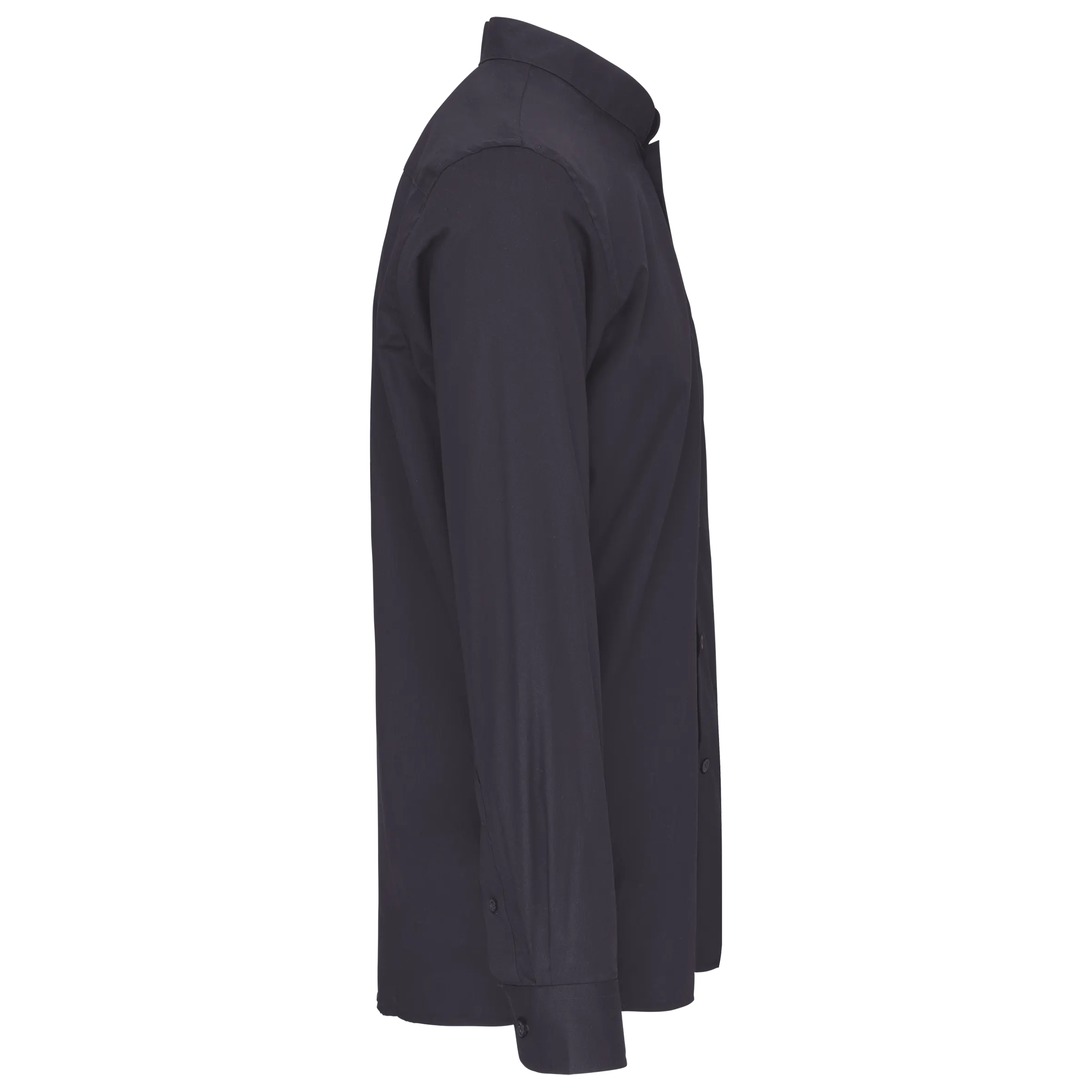 Camisa cuello mao  manga larga hombre