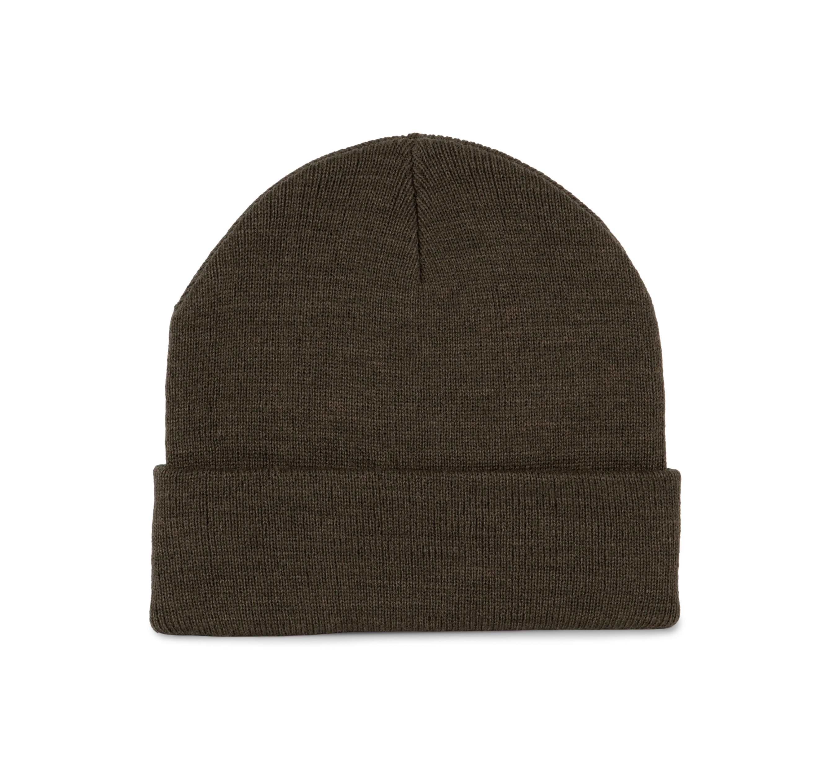 Gorro punto reciclado con dobladillo
