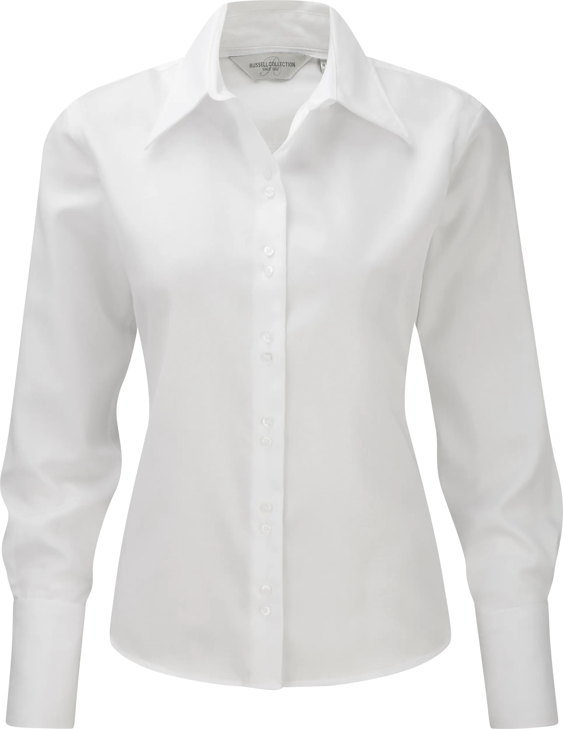 Camisa Non-Iron manga larga mujer