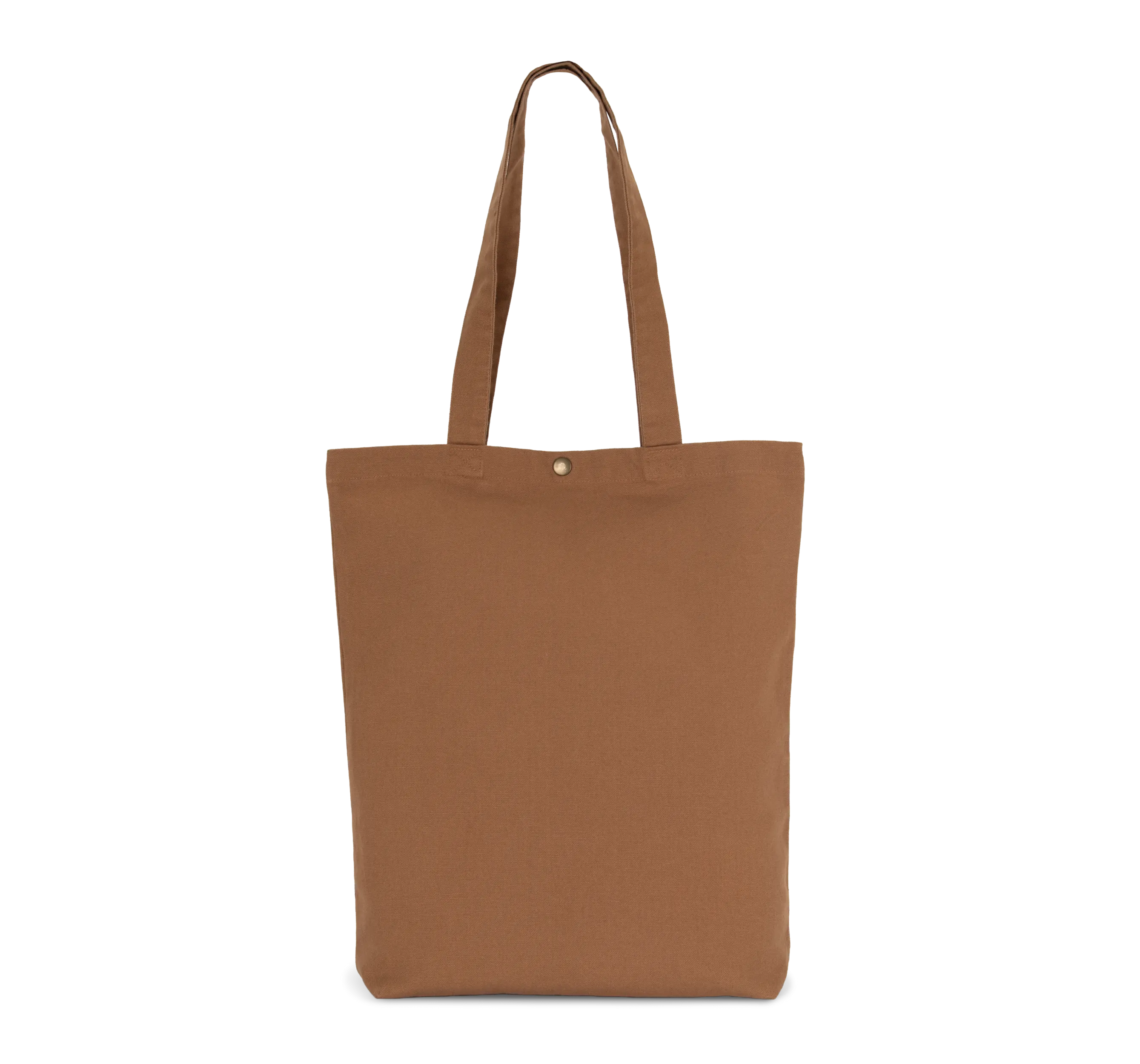 Bolsa shopper de algodón efecto lavado