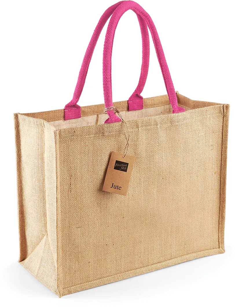 Bolsa de compra clásica de yute