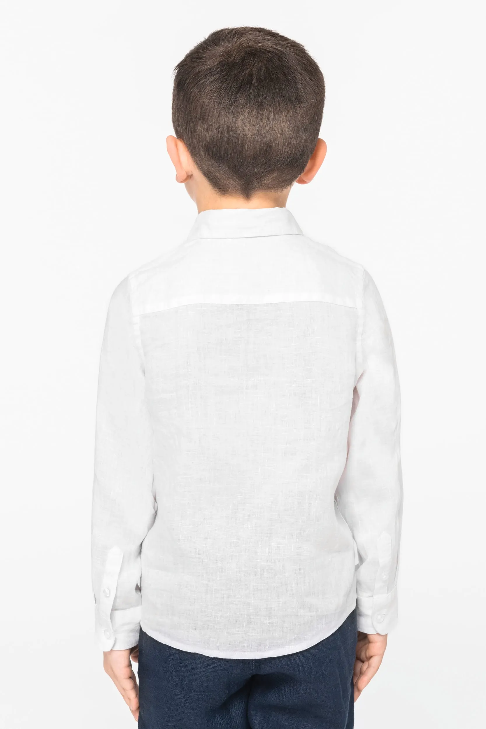 Camisa de lino infantil