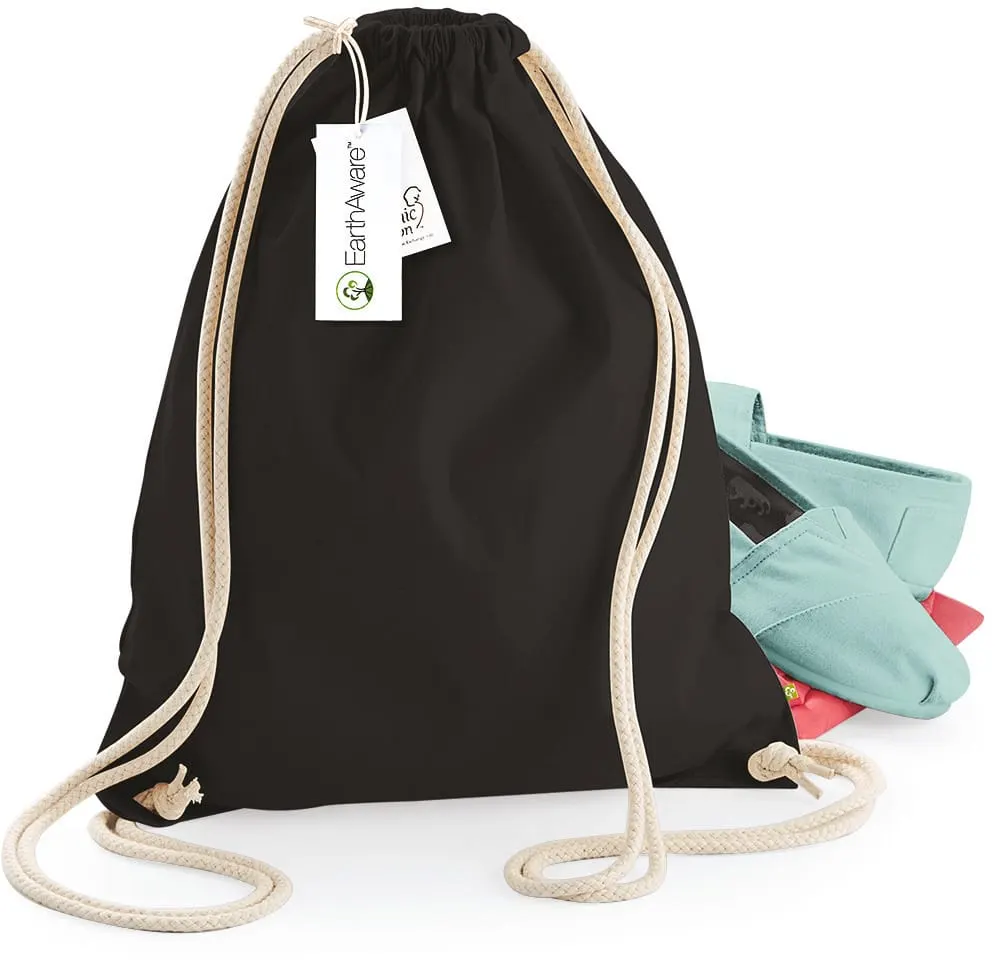 Bolsa de gimnasio EARTHAWARE® - algodón orgánico