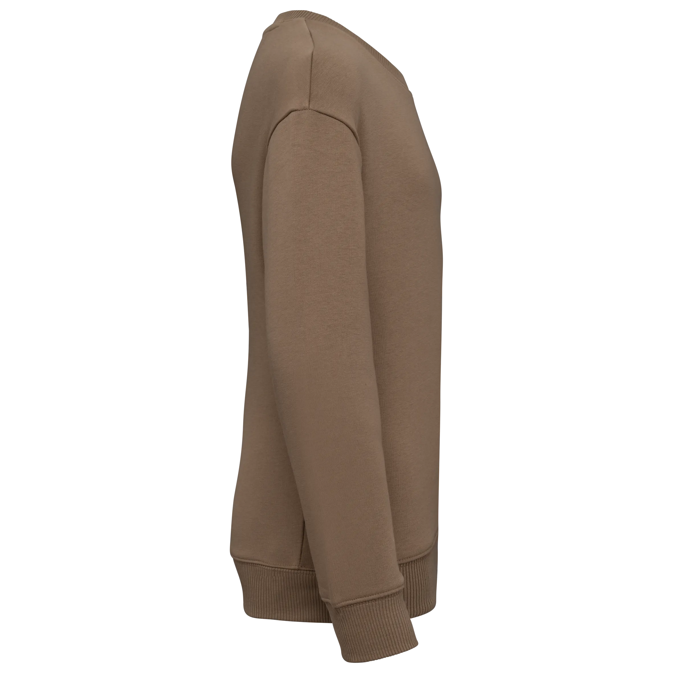Sudadera ecorresponsable de cuello redondo oversize infantil