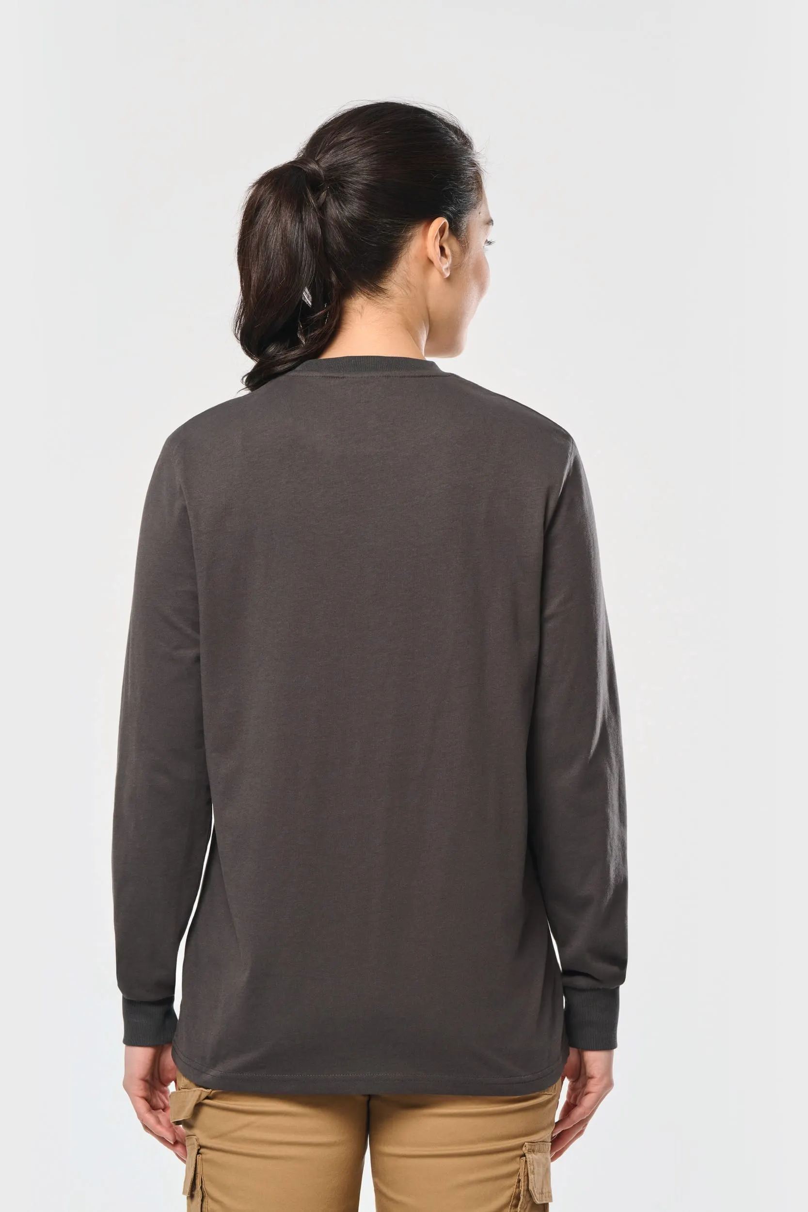 Camiseta ecorresponsable manga larga - Unisex