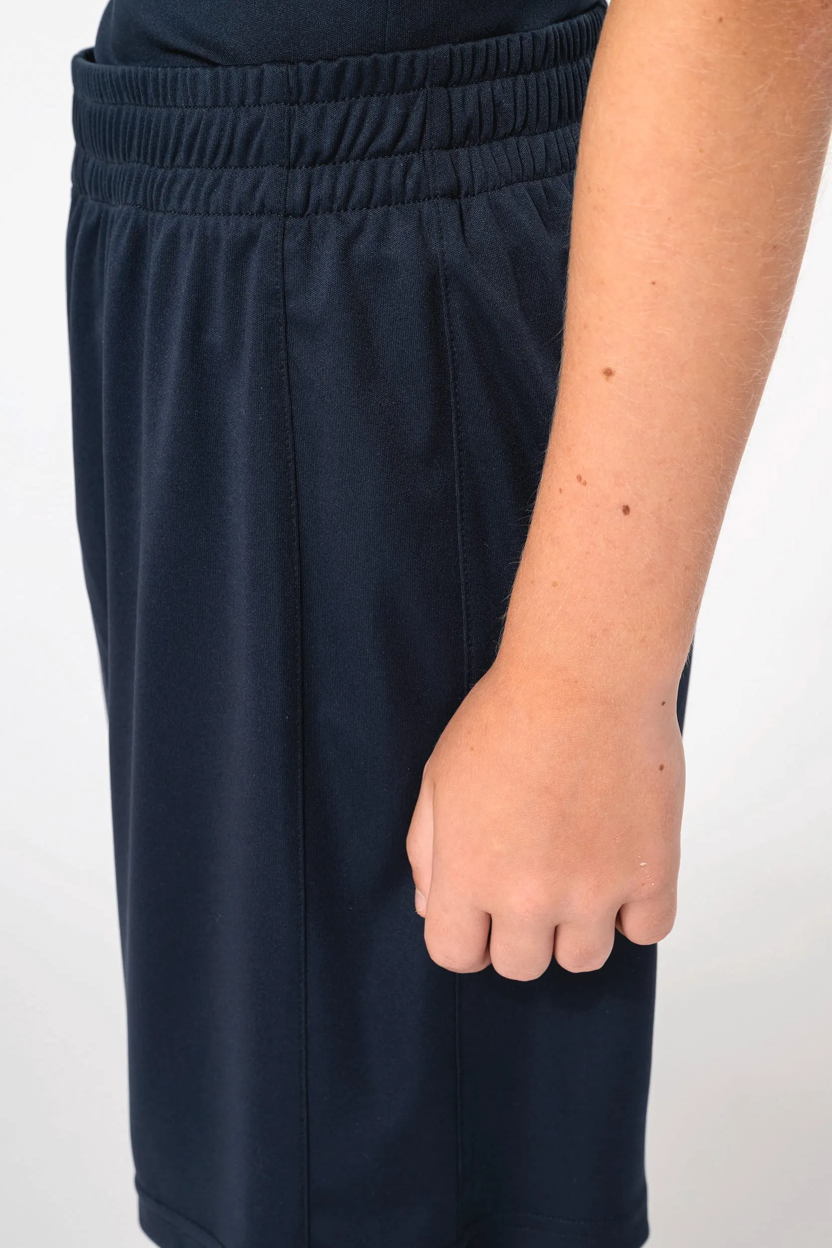 Pantalón corto multideporte de poliéster infantil