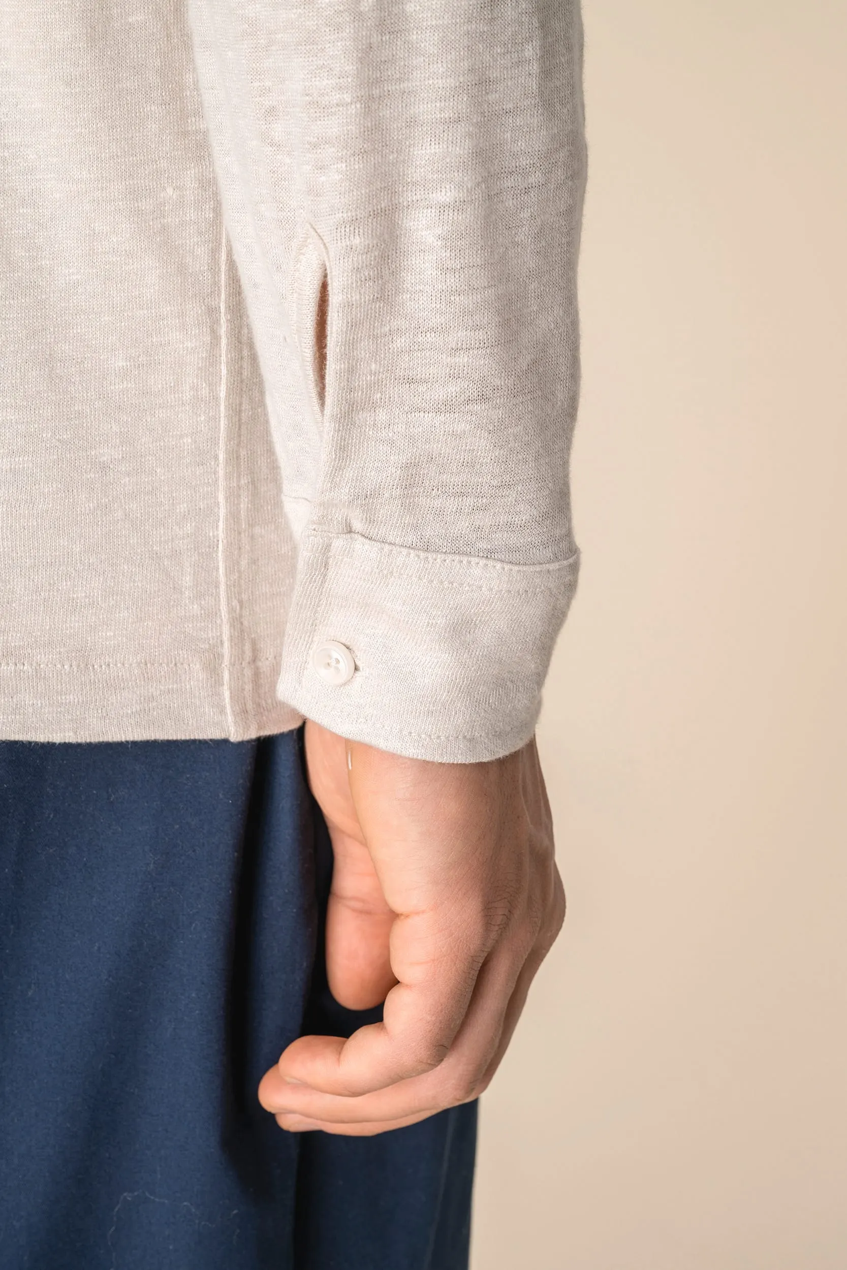 Camisa de lino hombre
