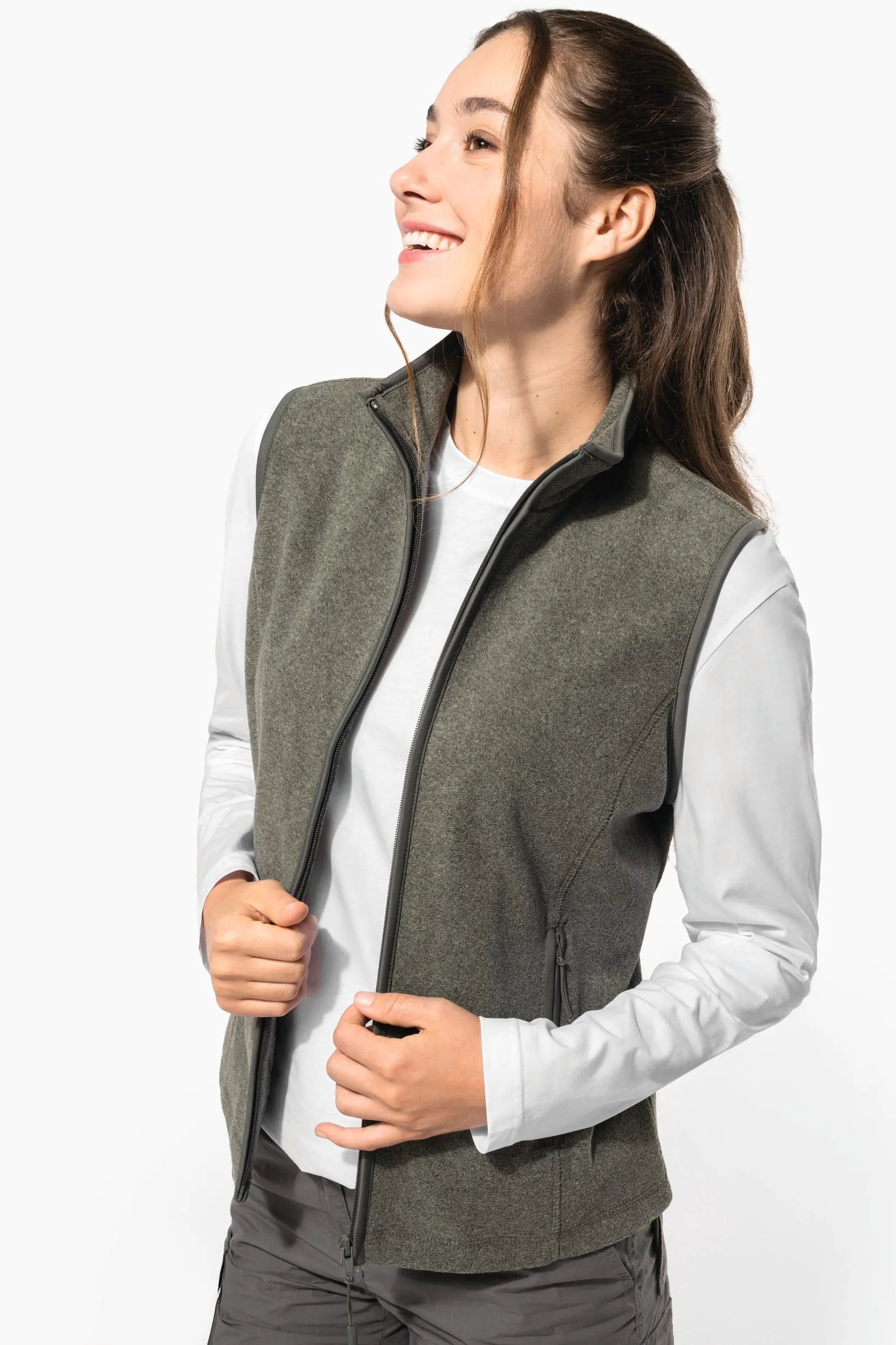 Chaleco micropolar mujer